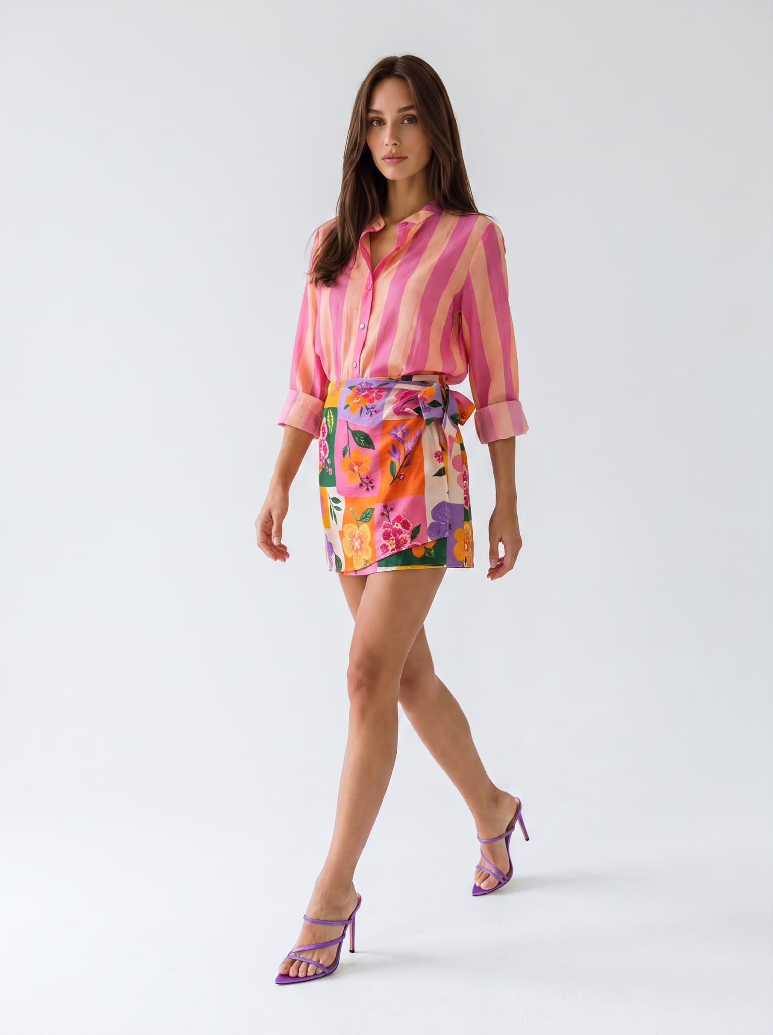 Gonna Pareo Kaia - fuxia donna