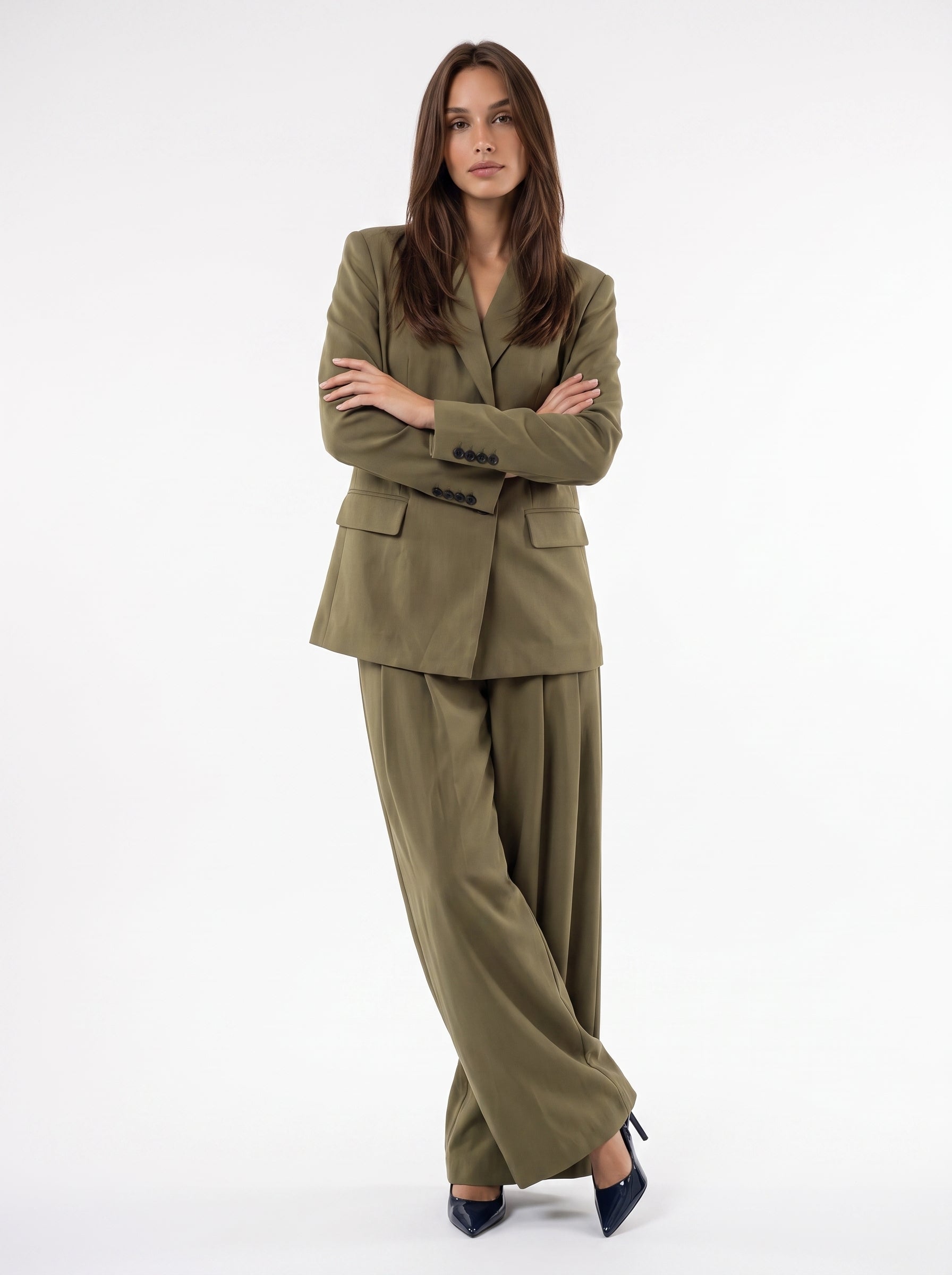 Tailleur Vespera - Verde Oliva Tailleur donna