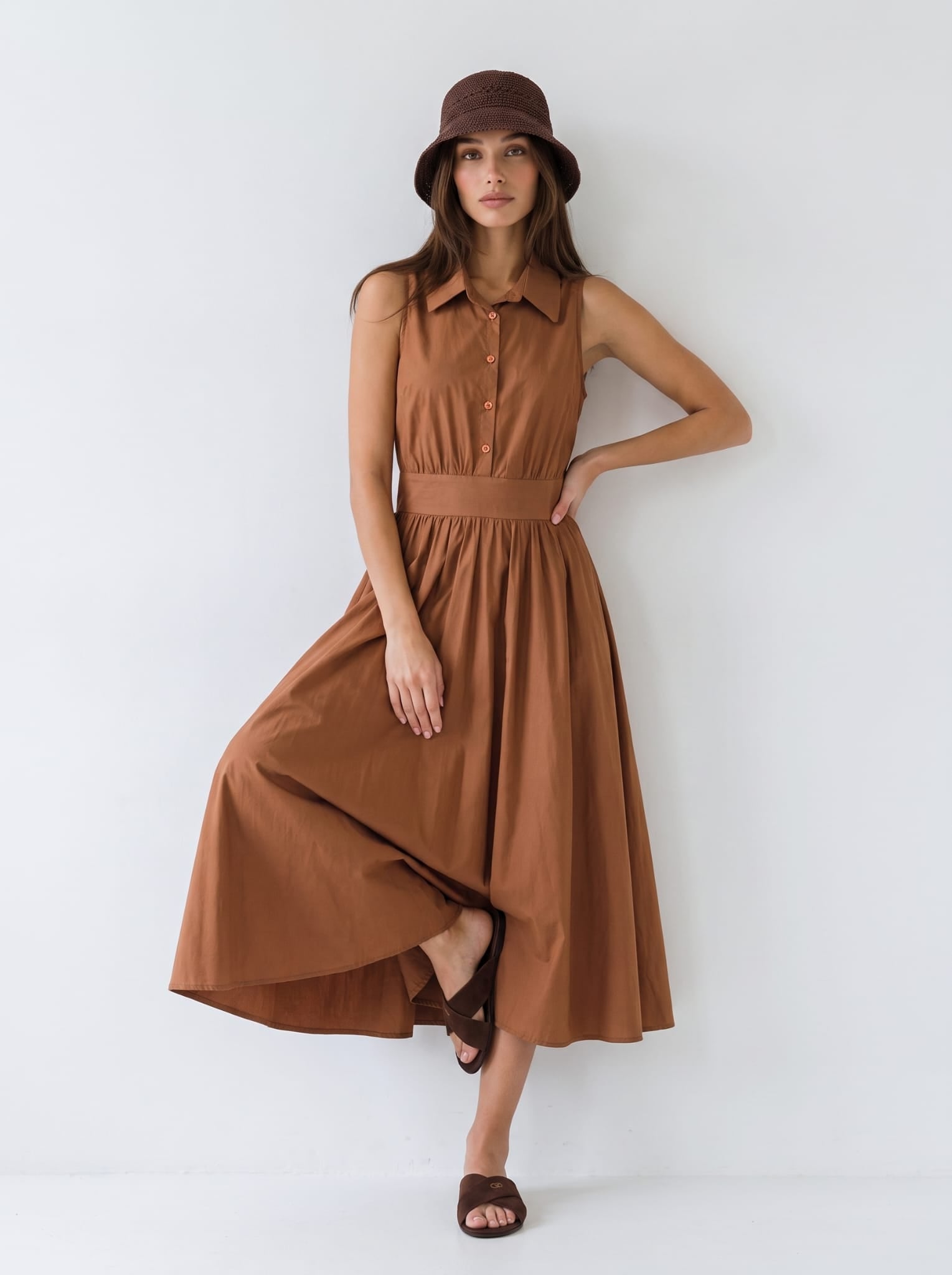 Abito Fiordaliso - Ruggine donna