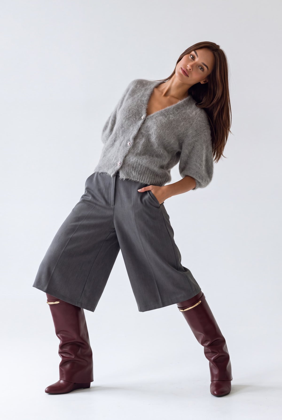 Cardigan Colette – Grigio Cardigan donna