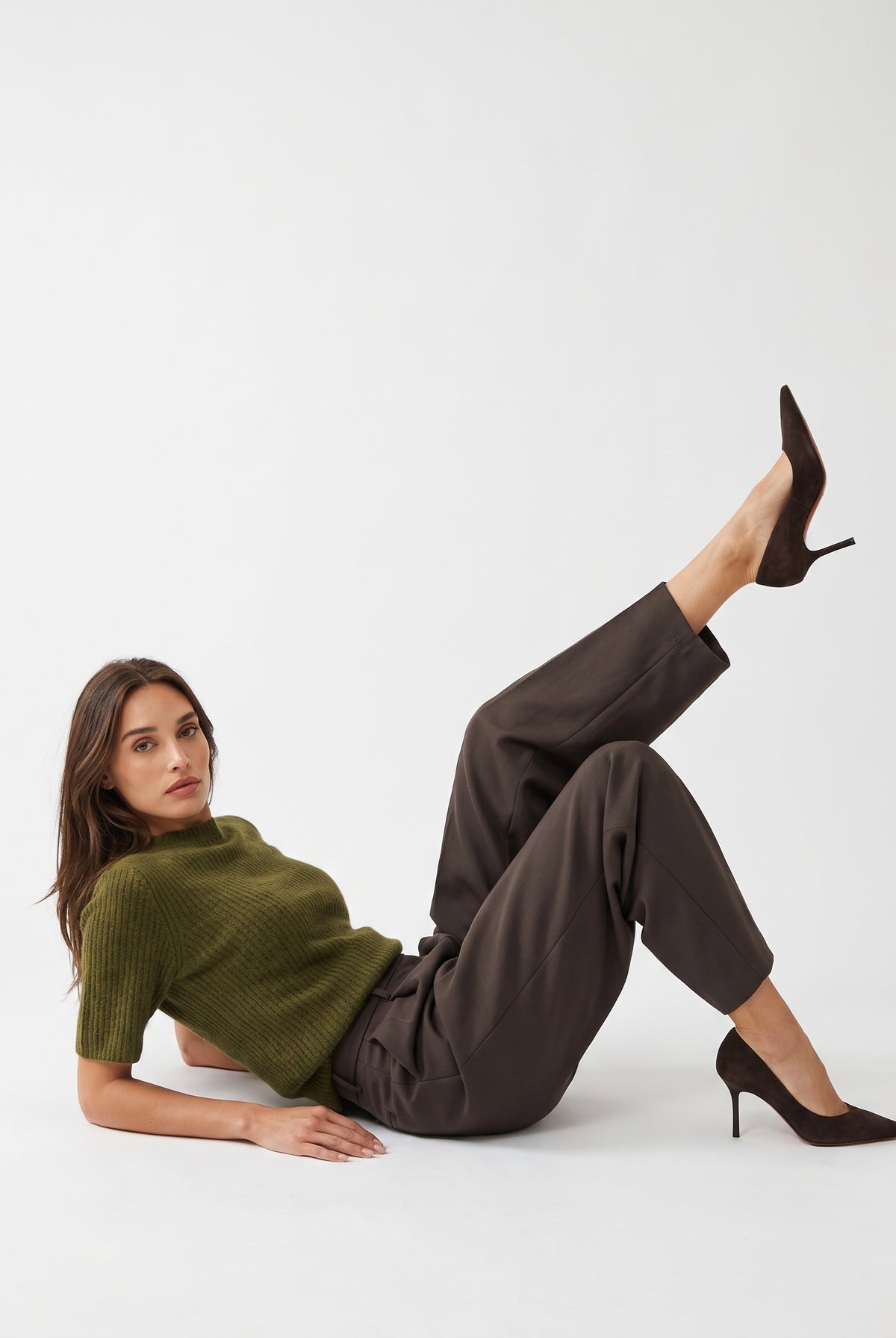 Pullover Gilda - Verde oliva Maglia donna