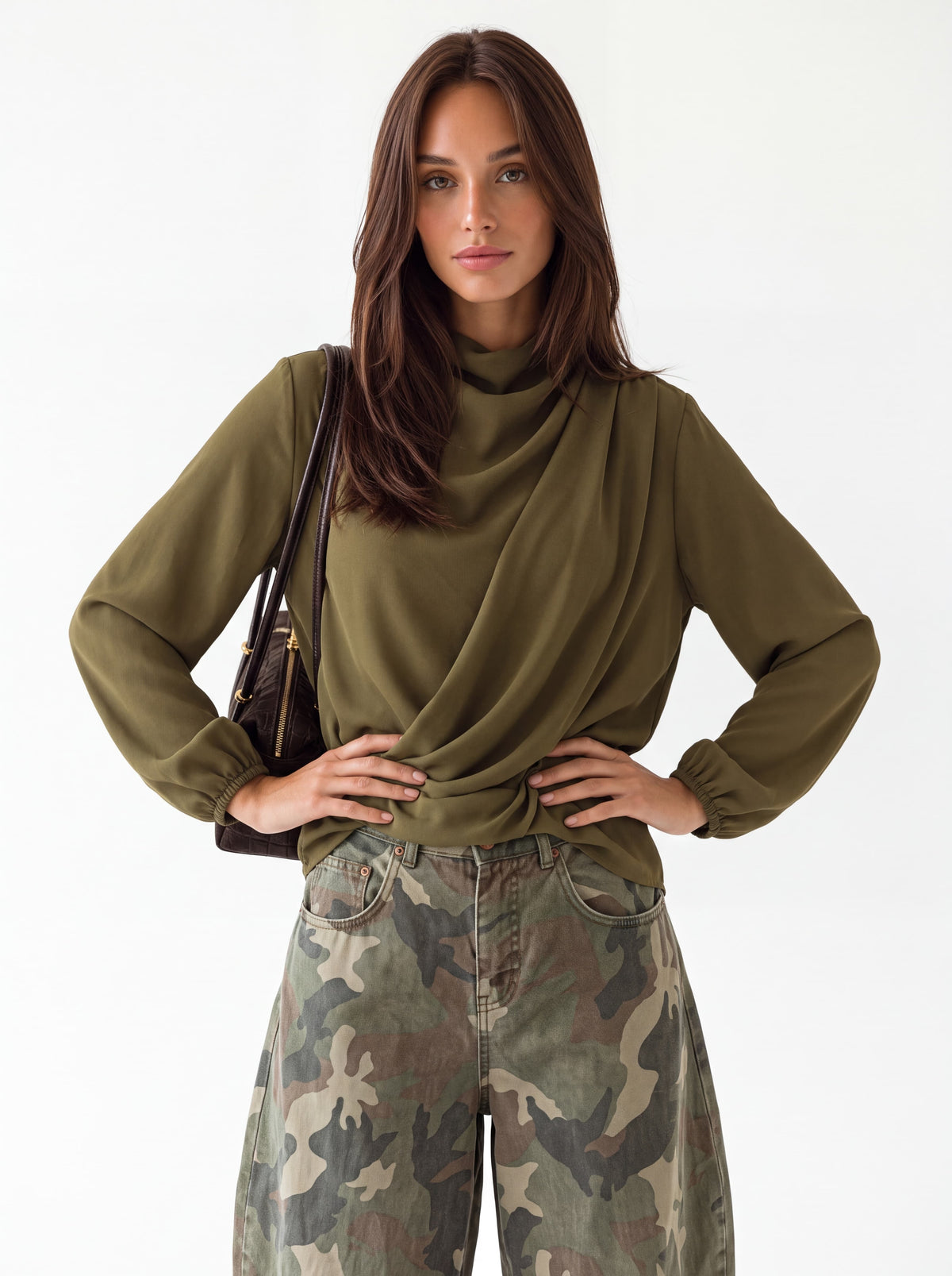 Camicia Vesper – Verde Oliva Camicia donna