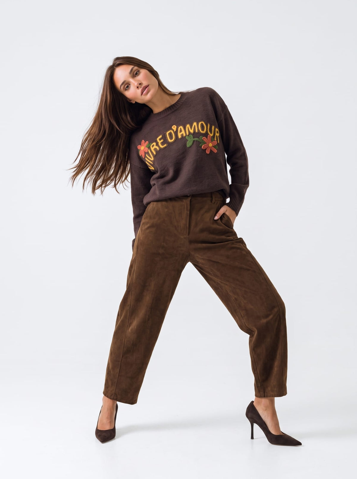 Pullover Vivre - Marrone Maglia donna