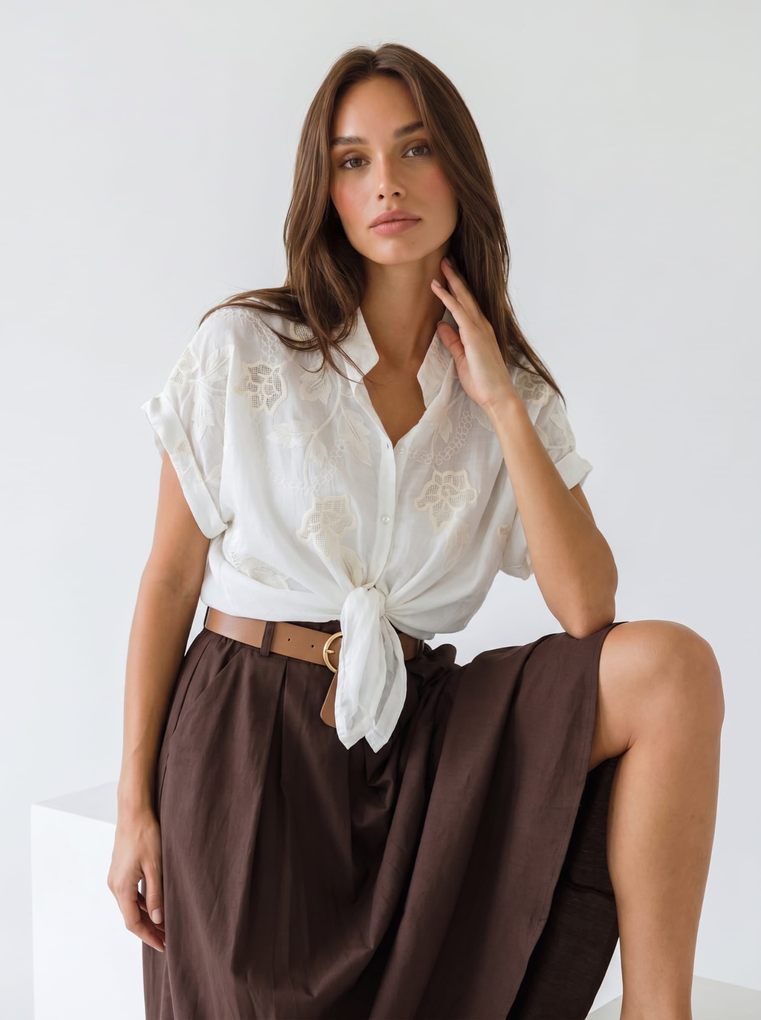 Camicia Yara - Burro donna