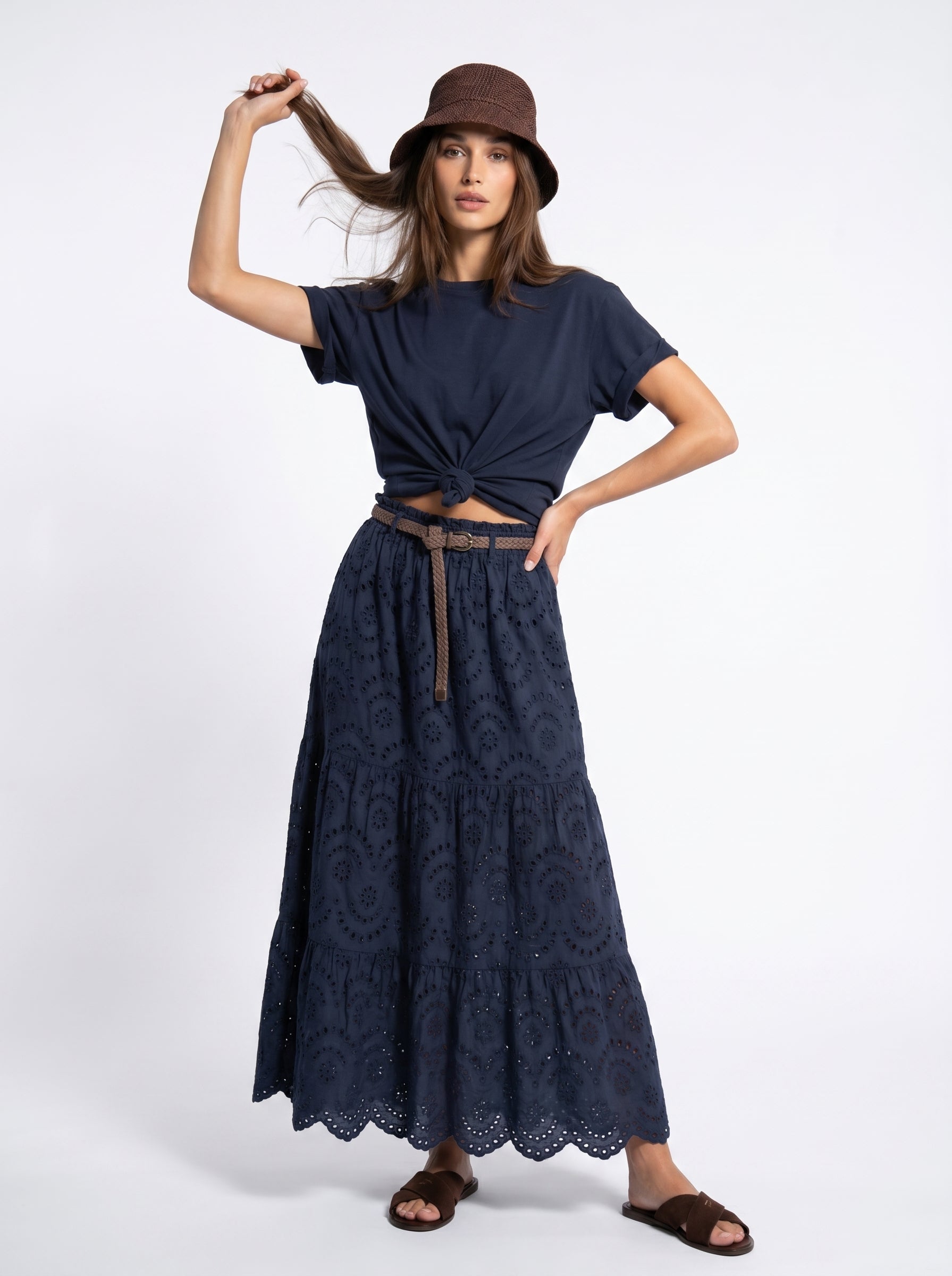 T-Shirt Clotilde - Blu donna