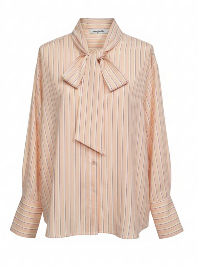 Camicia Tracy con fiocco - Pesca donna