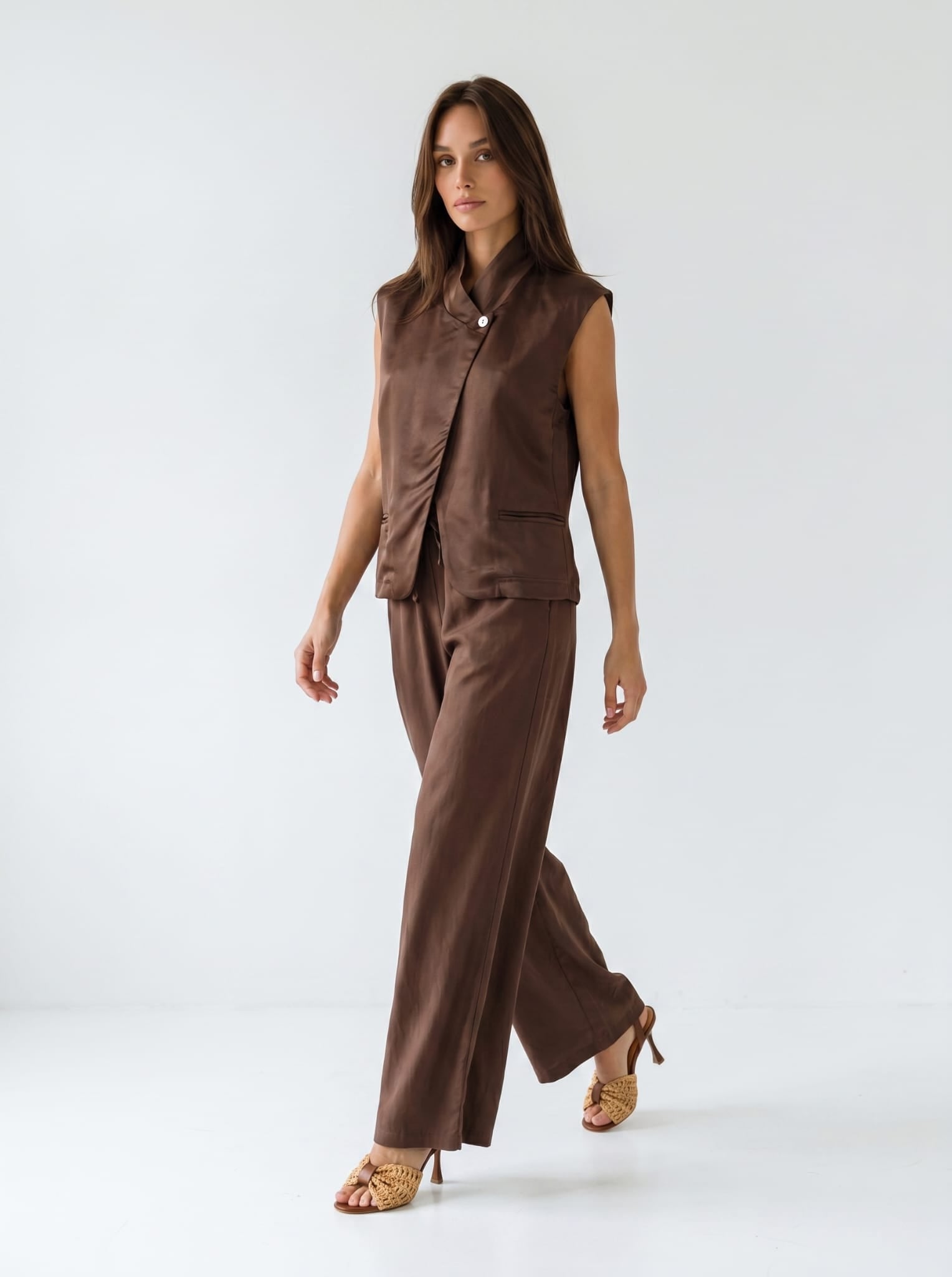 Coordinato Nadia - Marrone donna