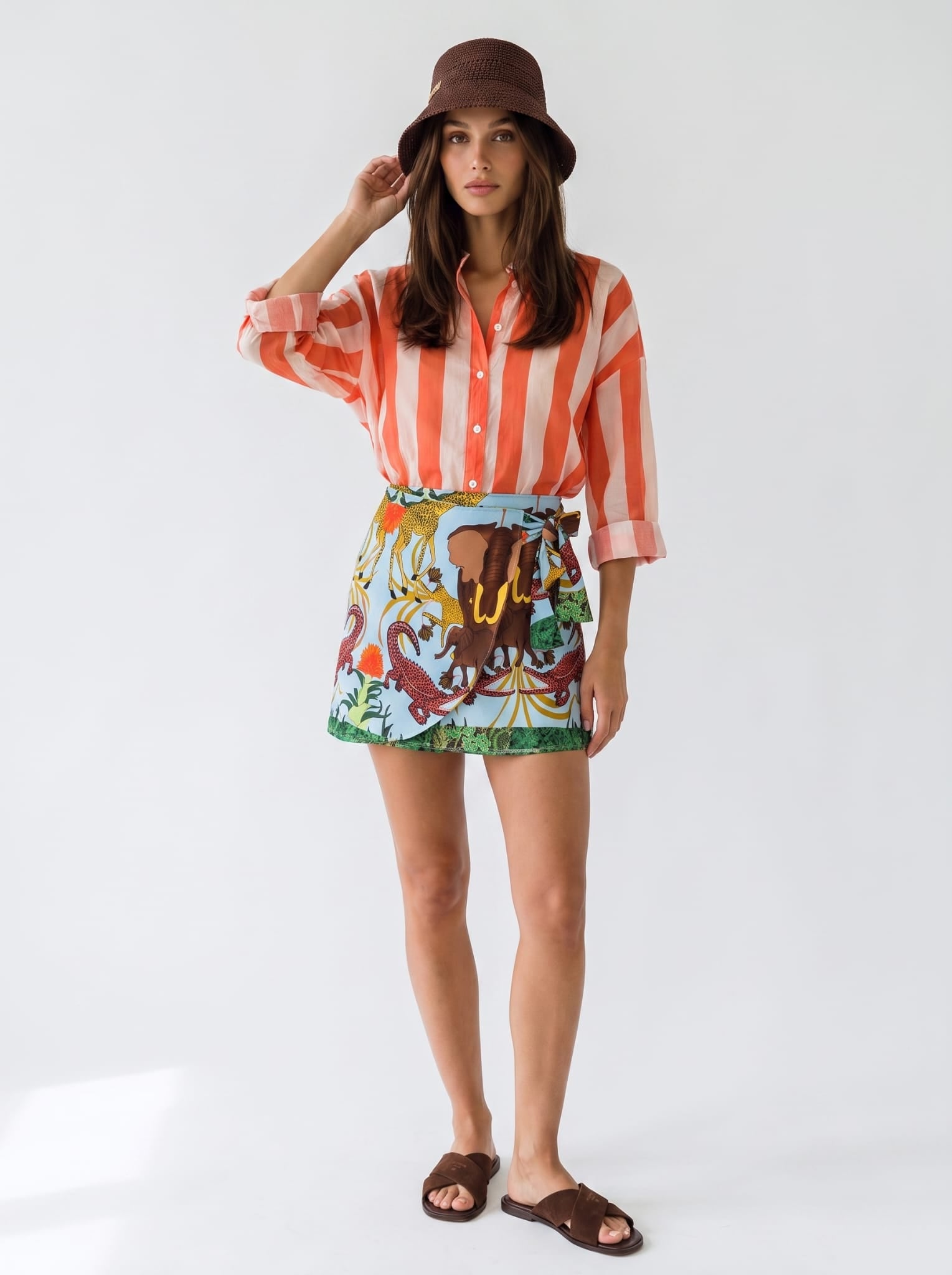Camicia Naima - Corallo donna