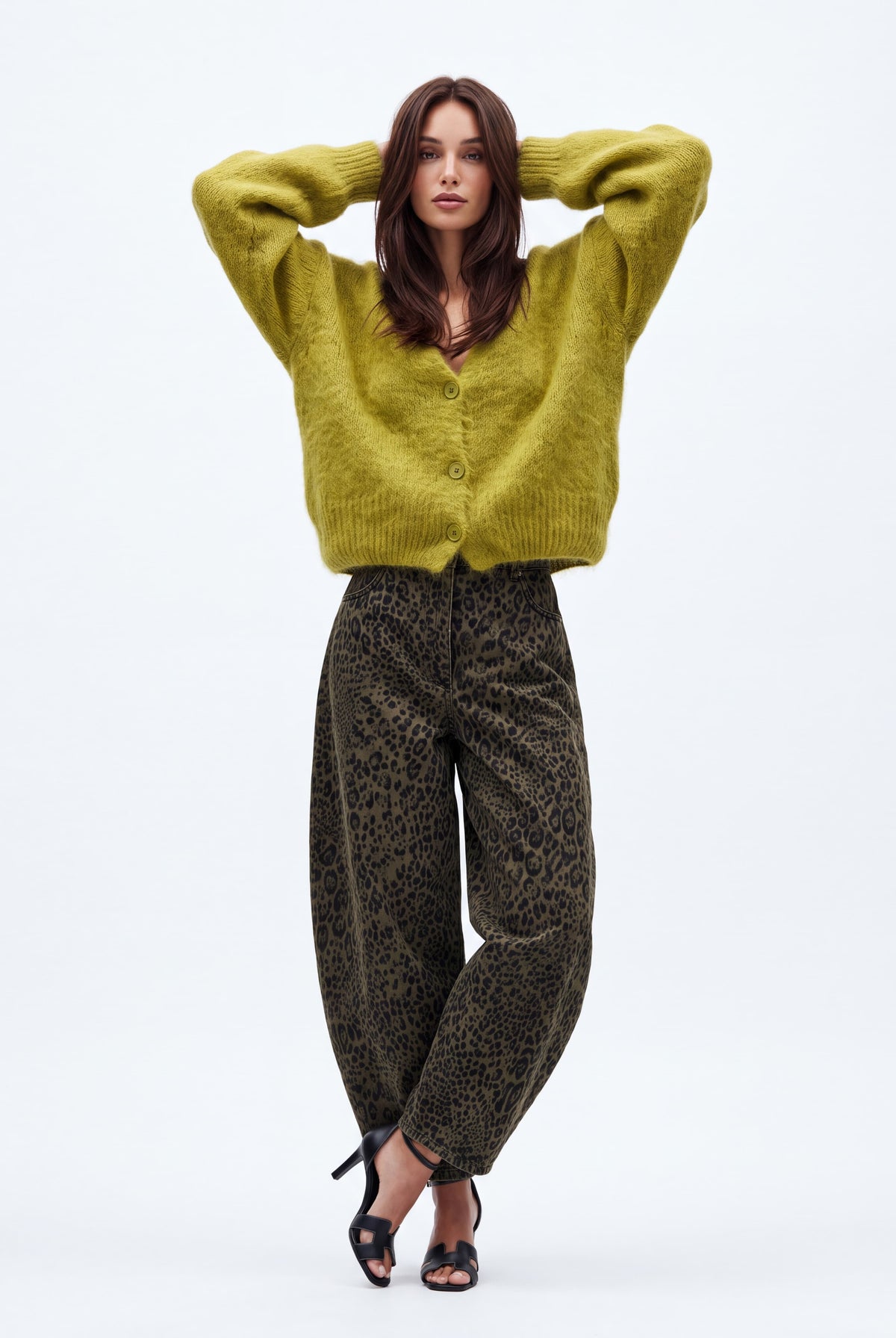 Cardigan Margaux – Verde Lime Cardigan donna