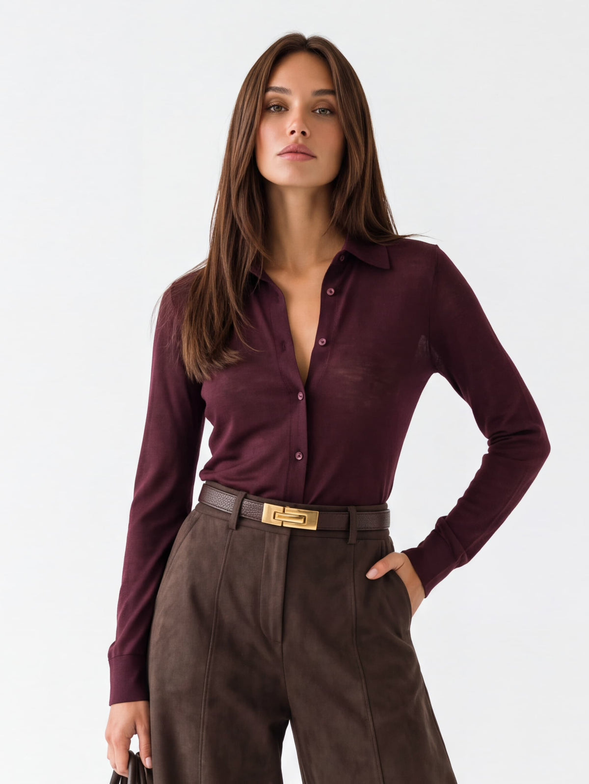Camicia Osmée – Bordeaux Camicia donna