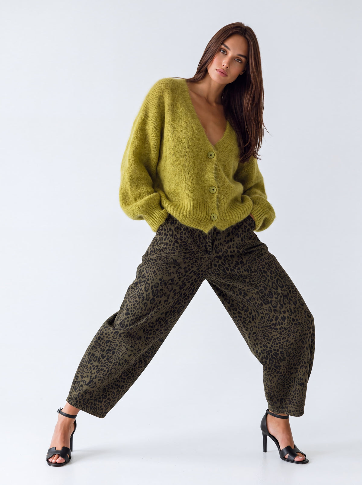 Cardigan Margaux – Verde Lime Cardigan donna