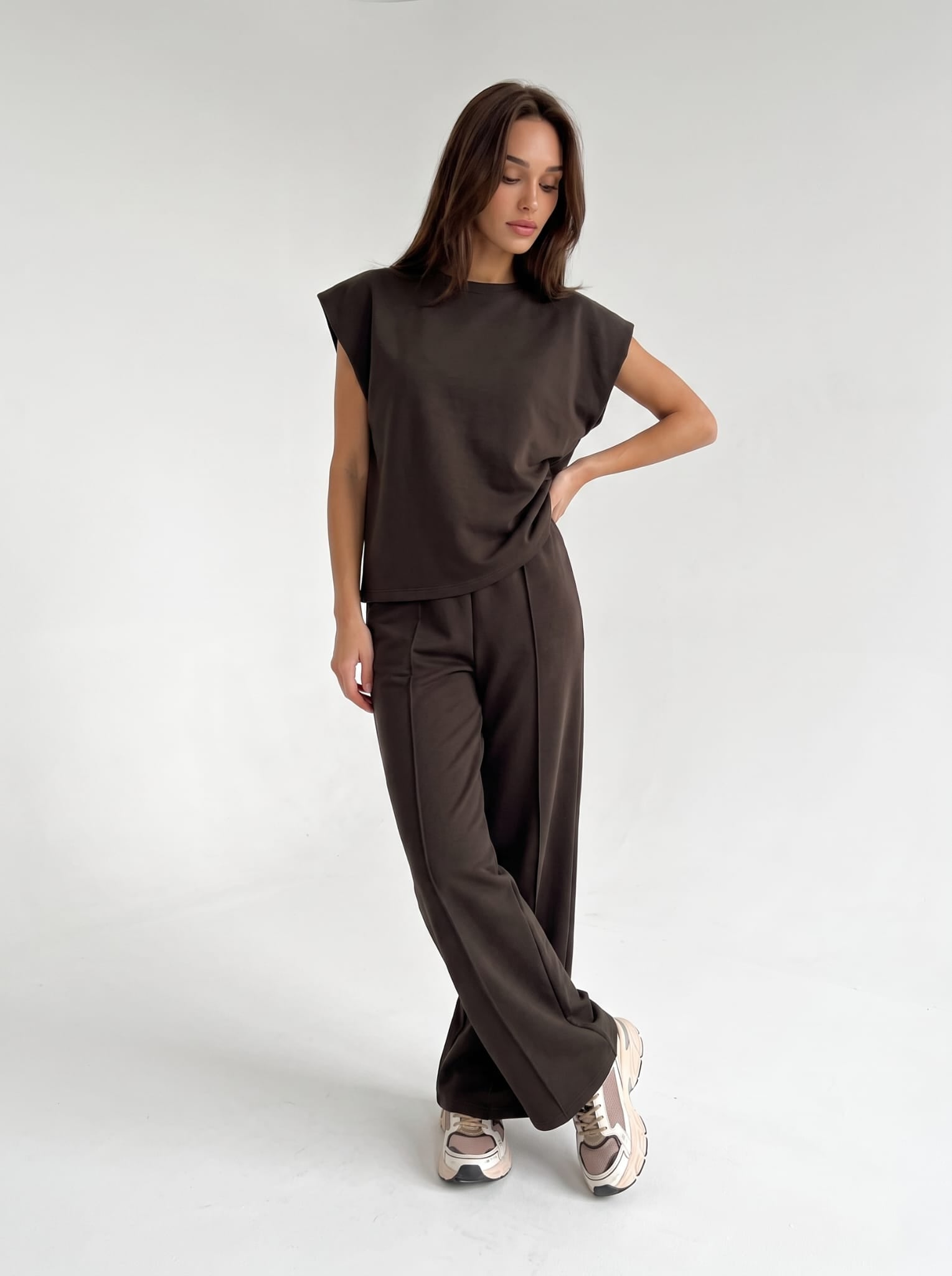 T-Shirt Zaira - Cacao T-Shirt donna