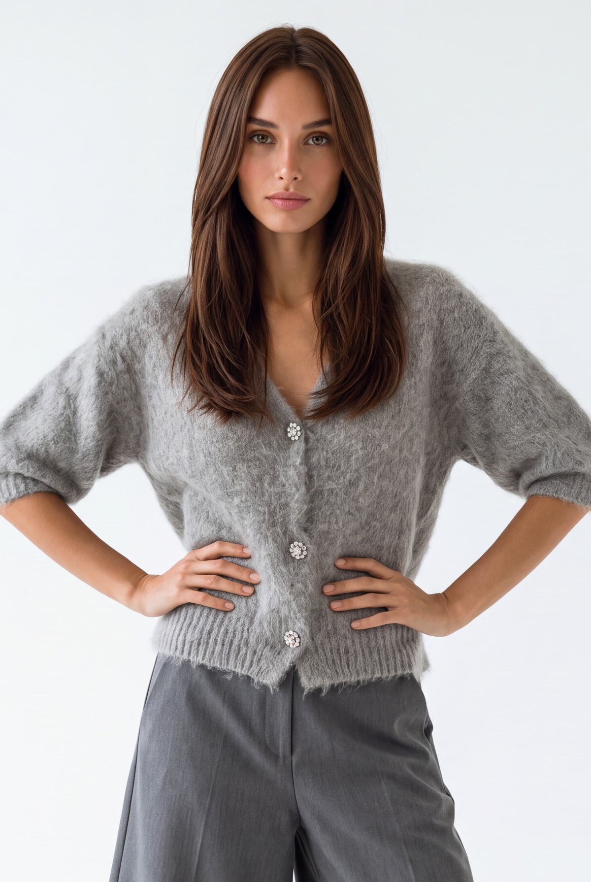 Cardigan Colette – Grigio Cardigan donna