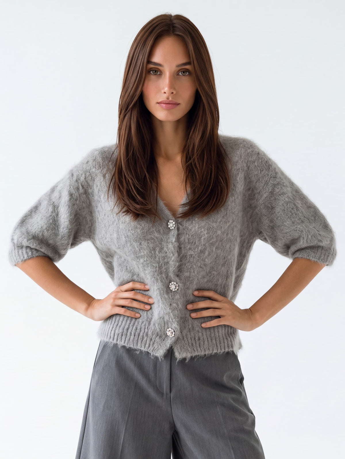 Cardigan Colette – Grigio Cardigan donna