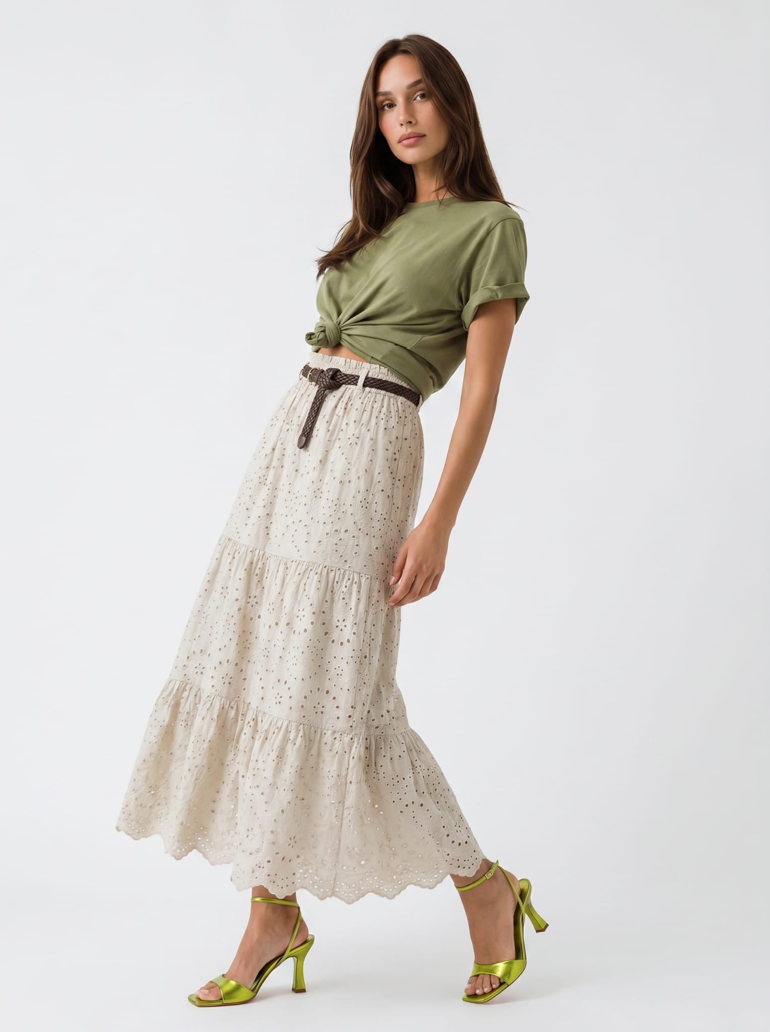 T-Shirt Clotilde - Verde donna