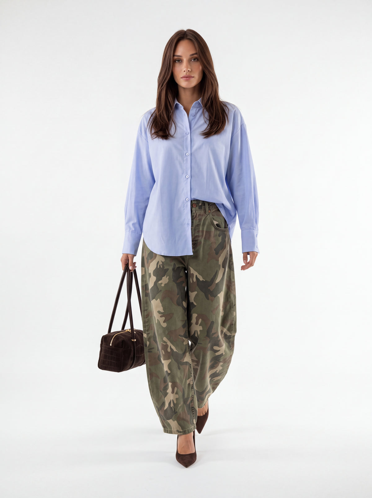 Camicia Éléonore -Azzurro Camicia donna