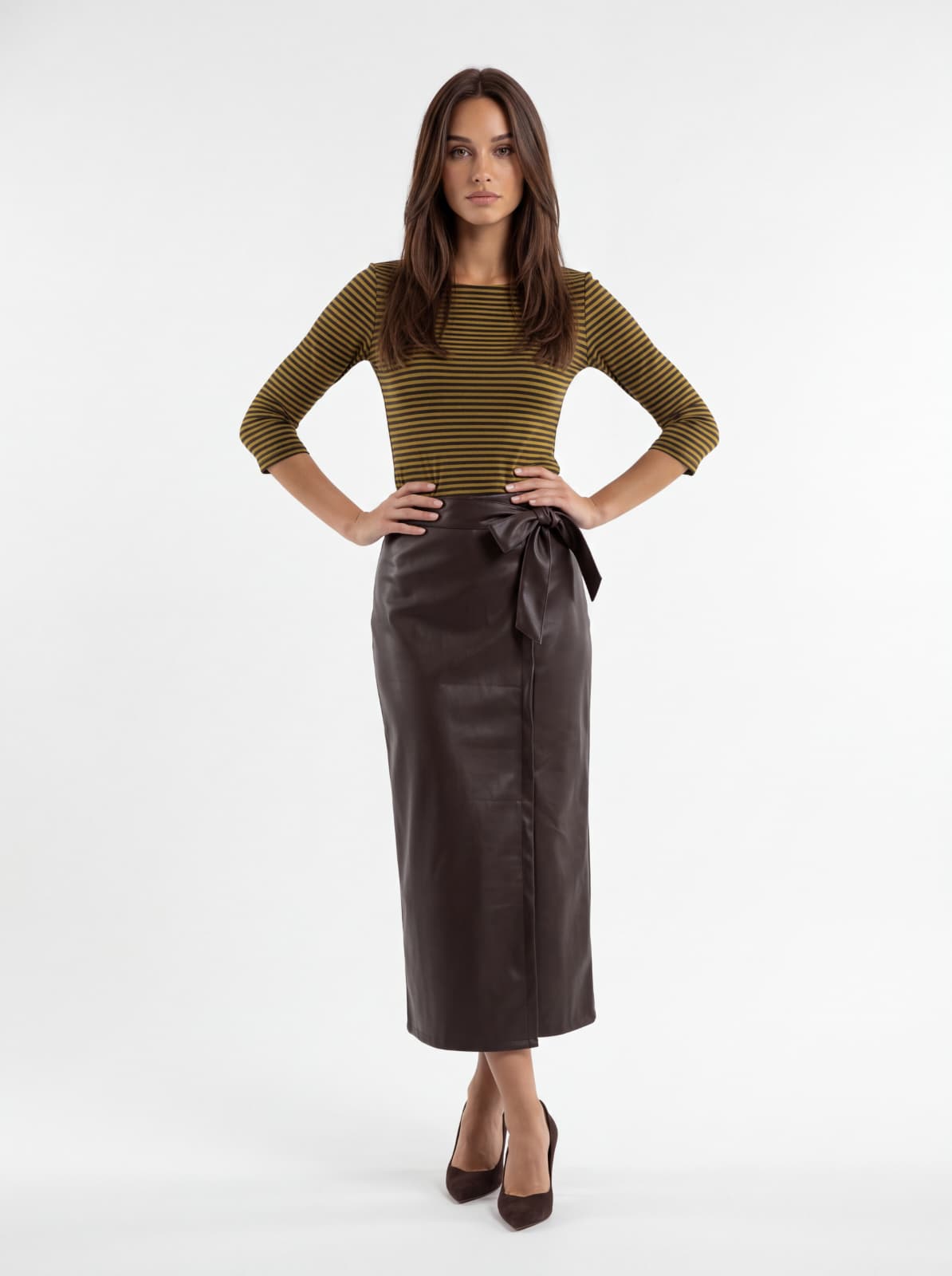 T-Shirt Maëlle – Verde Olio T-Shirt donna