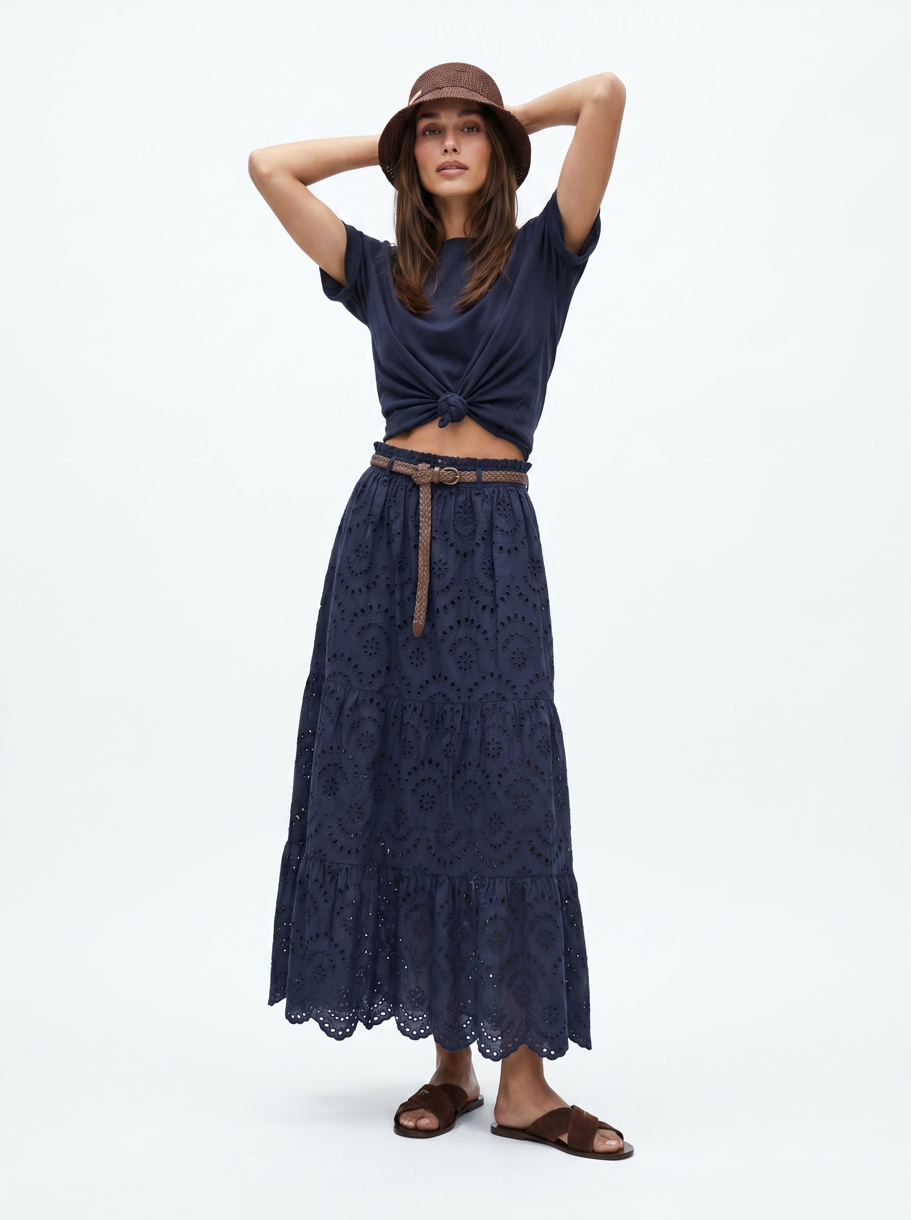 T-Shirt Clotilde - Blu donna
