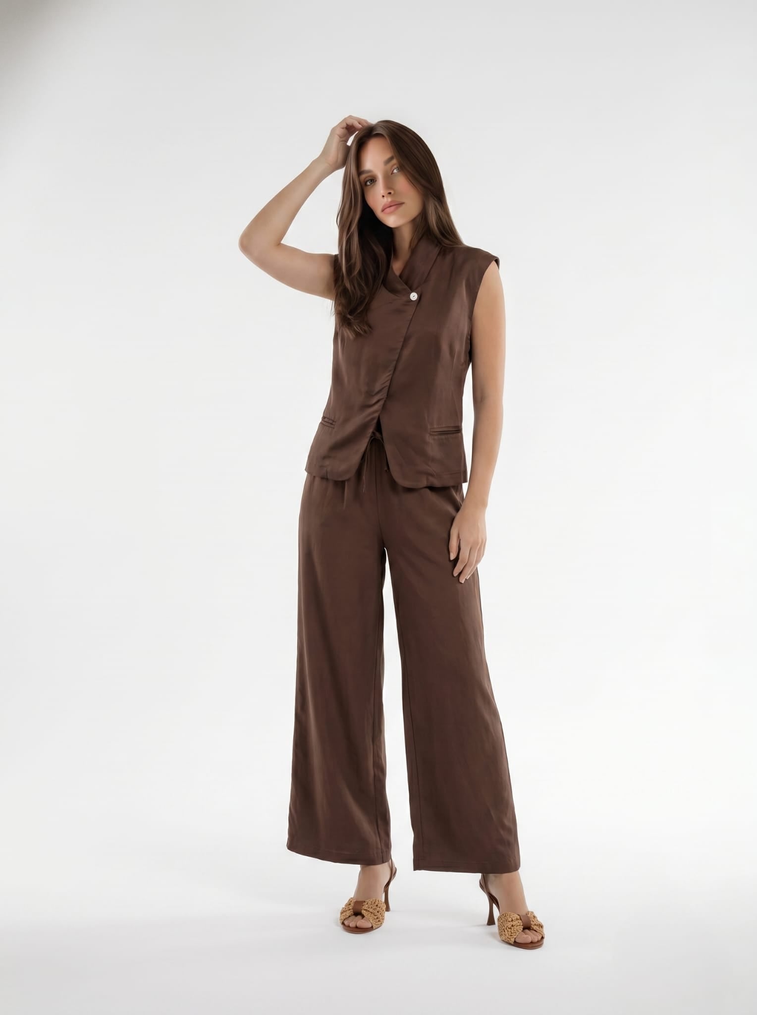 Coordinato Nadia - Marrone donna