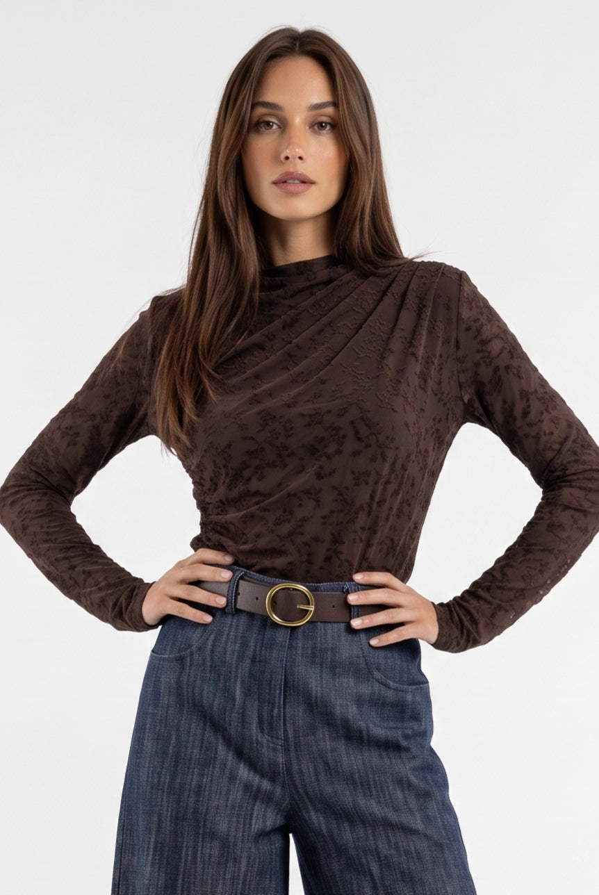T-Shirt Mireille – Cioccolato T-Shirt donna