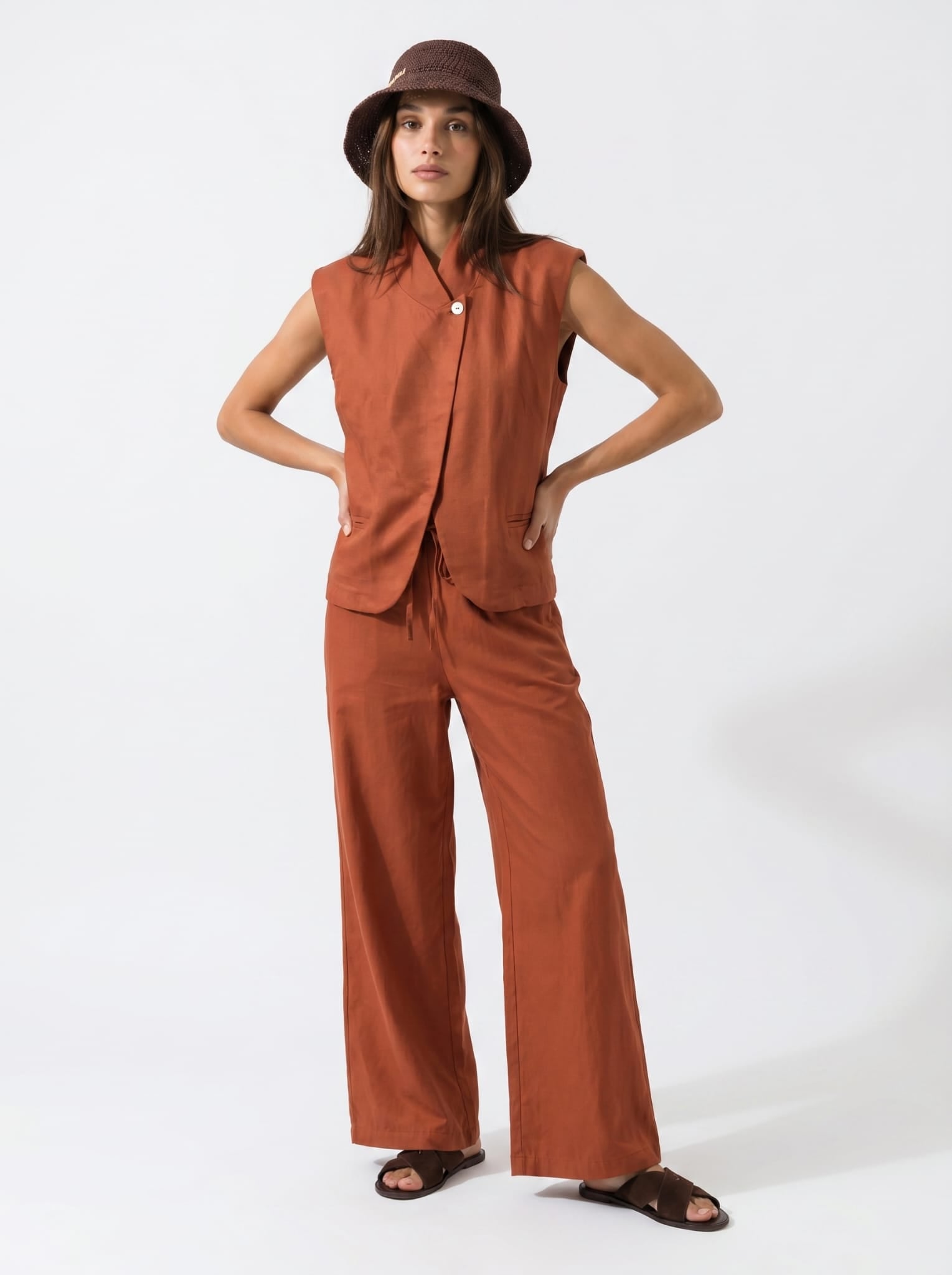 Coordinato Nadia - Ruggine donna