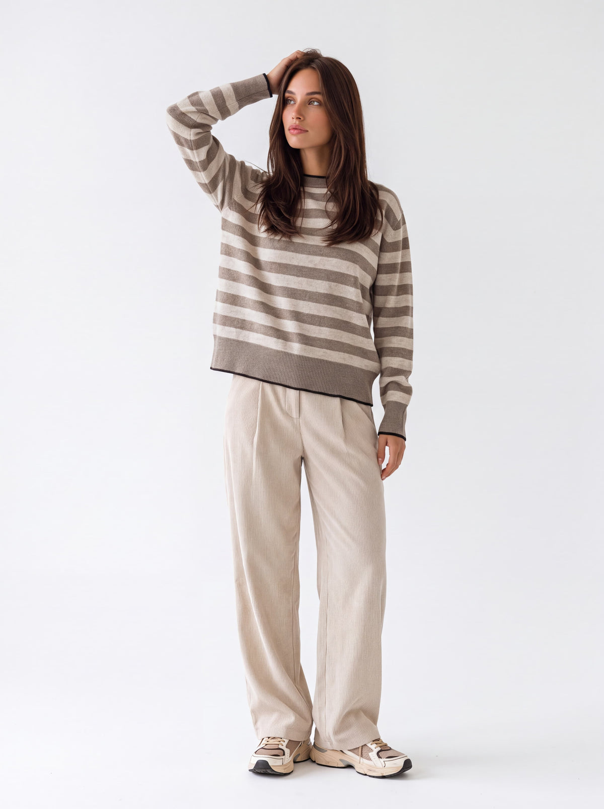 Pullover Roxane – Taupe/ Beige Maglia donna
