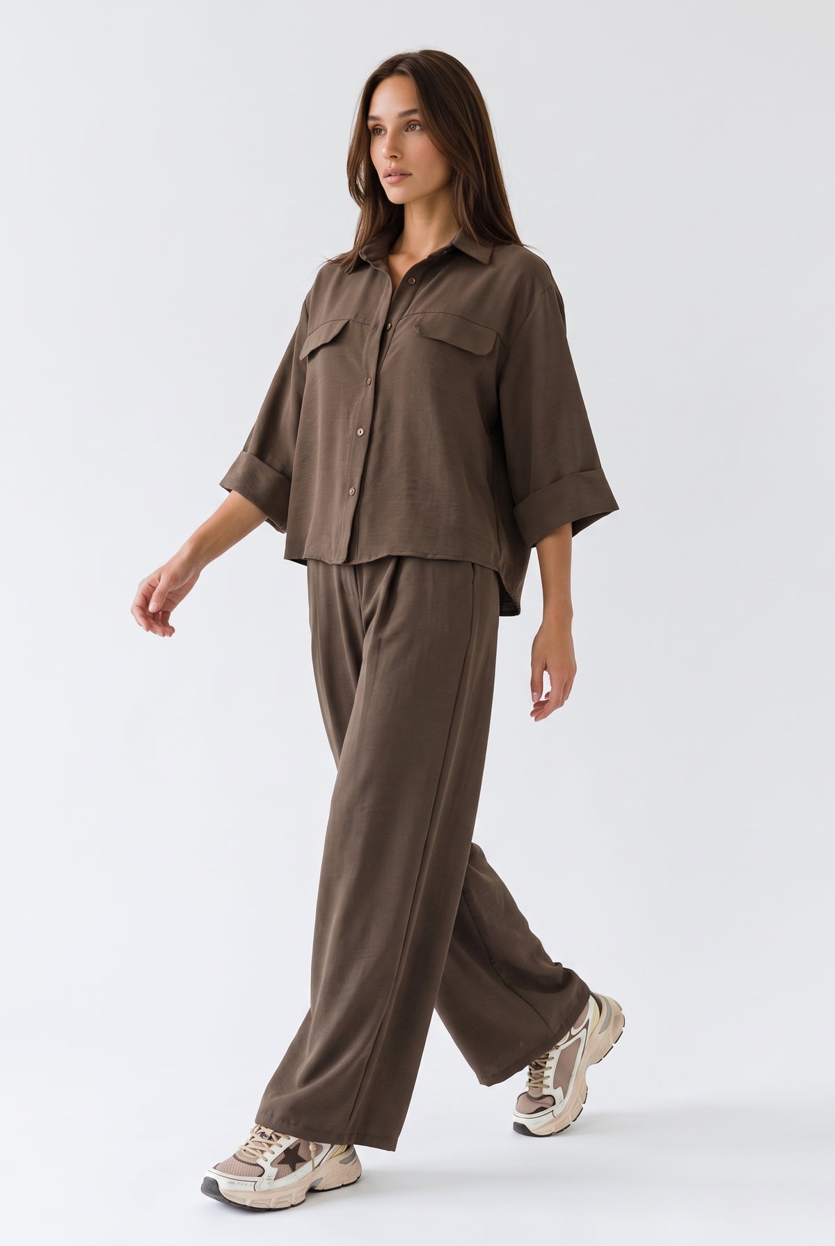 Coordinato Mireya - Moka freddo Coordinato donna