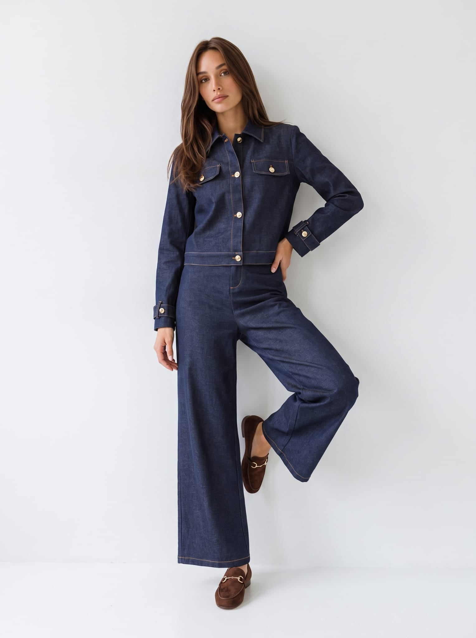 Tailleur Elis- Denim Blu Tailleur donna