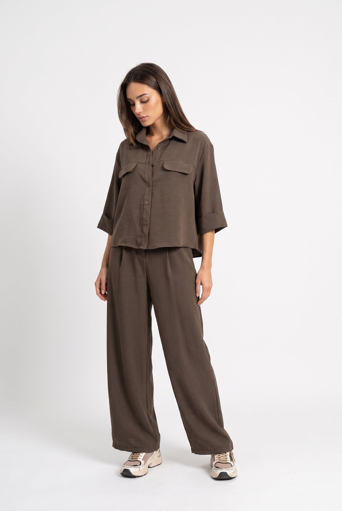 Coordinato Mireya - Moka freddo Coordinato donna