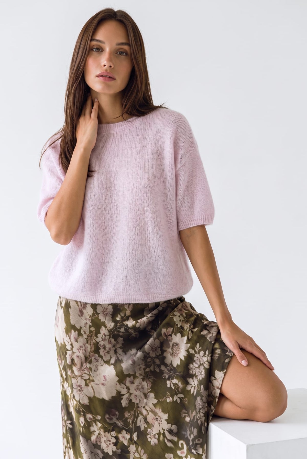 Pullover Amandine – Rosa Cipria Maglia donna