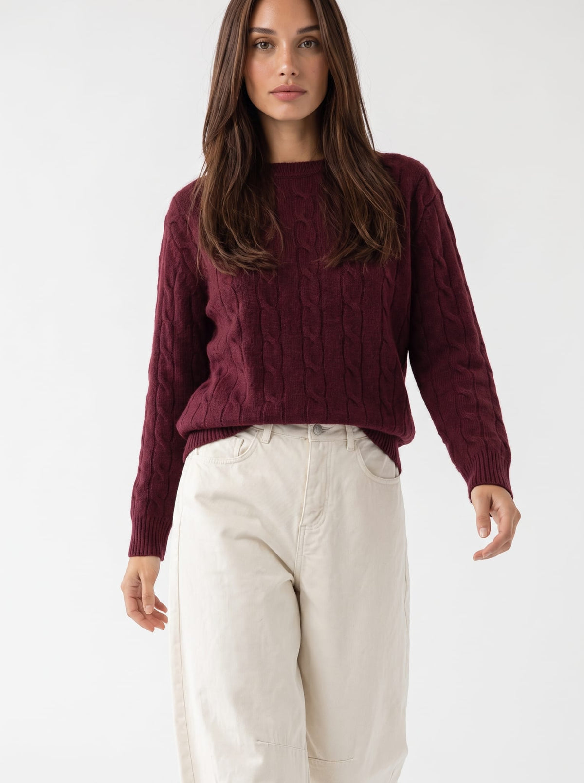 Pullover Sidonie – Bordeaux Maglia donna