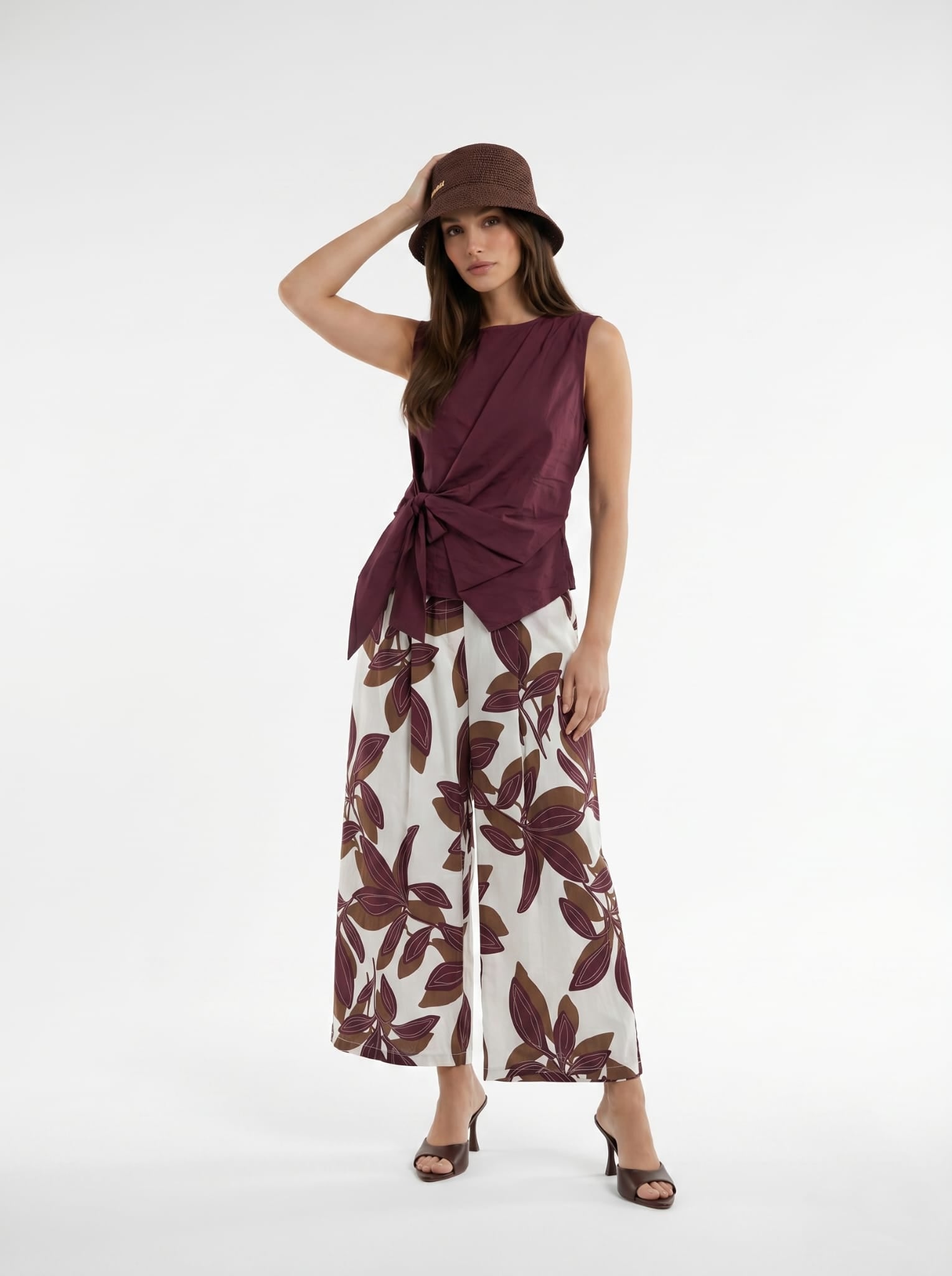 Camicia Amal - Bordeaux donna