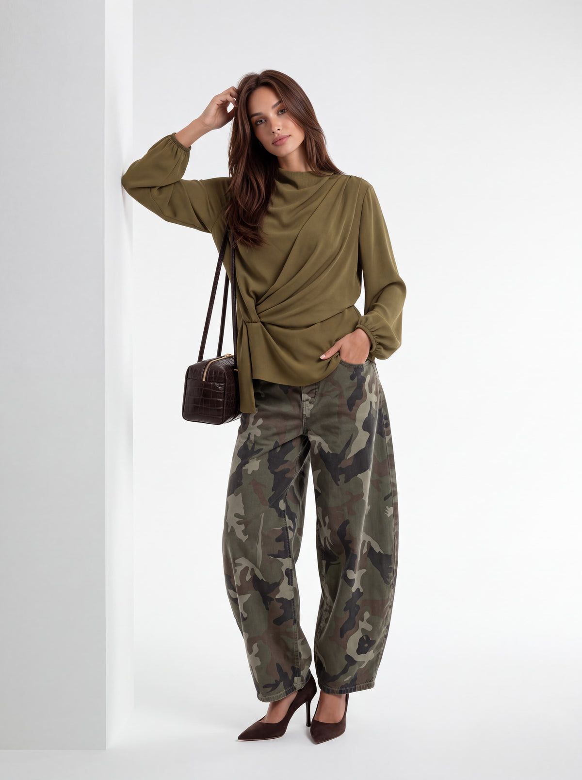 Camicia Vesper – Verde Oliva Camicia donna