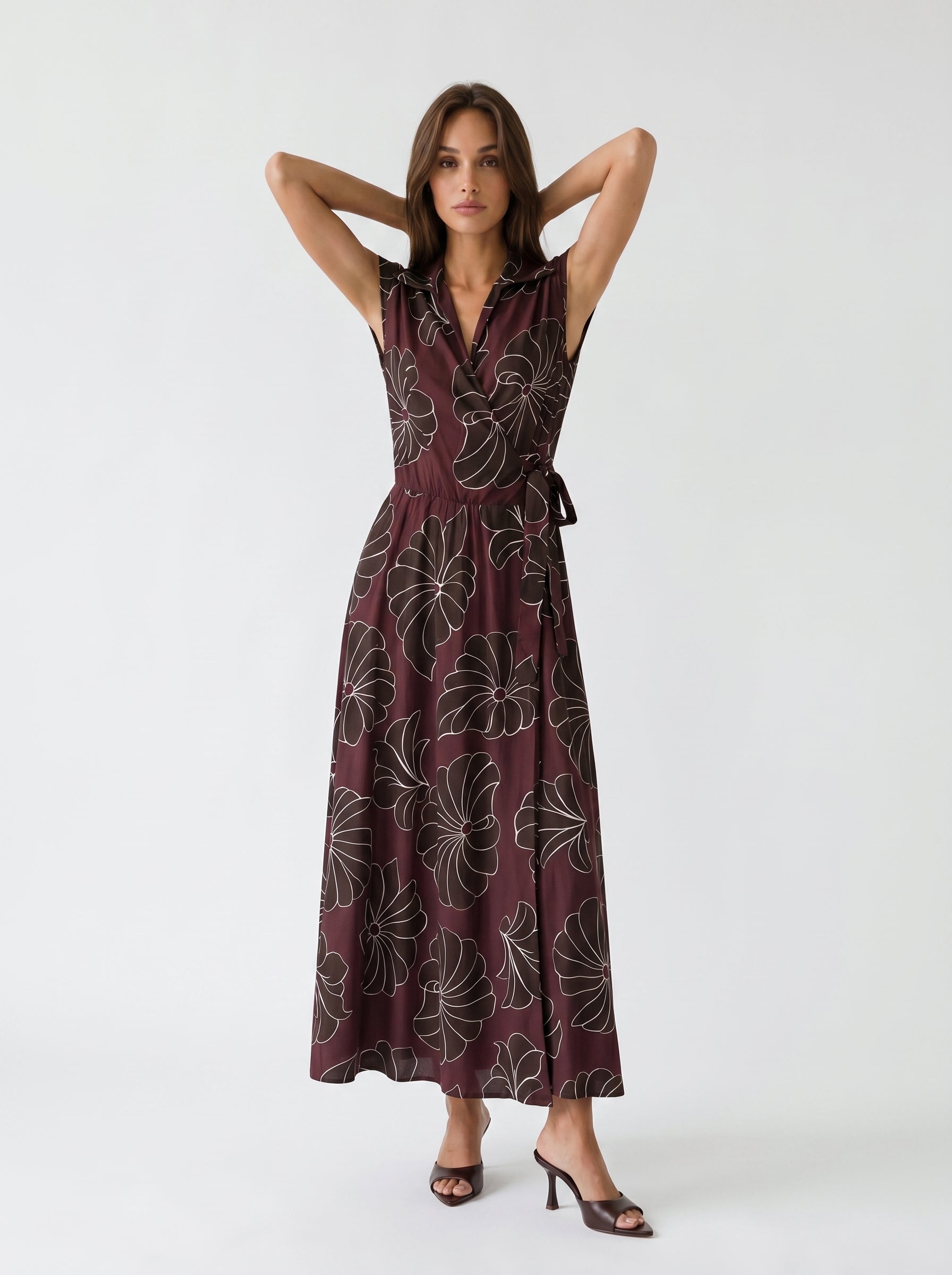 Abito Kyoto - Bordeaux donna