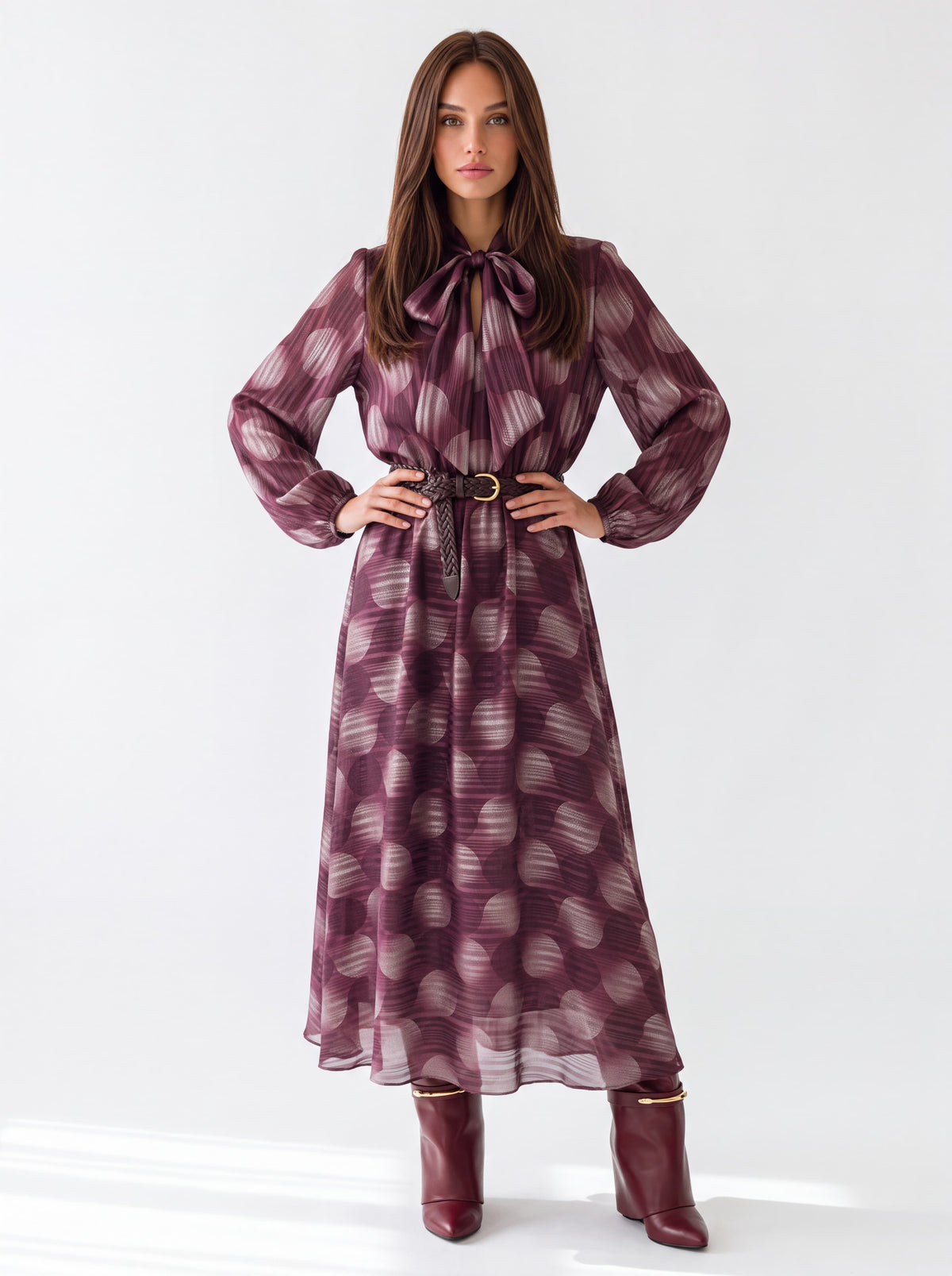 Abito Violette – Prugna Laminato Abito donna