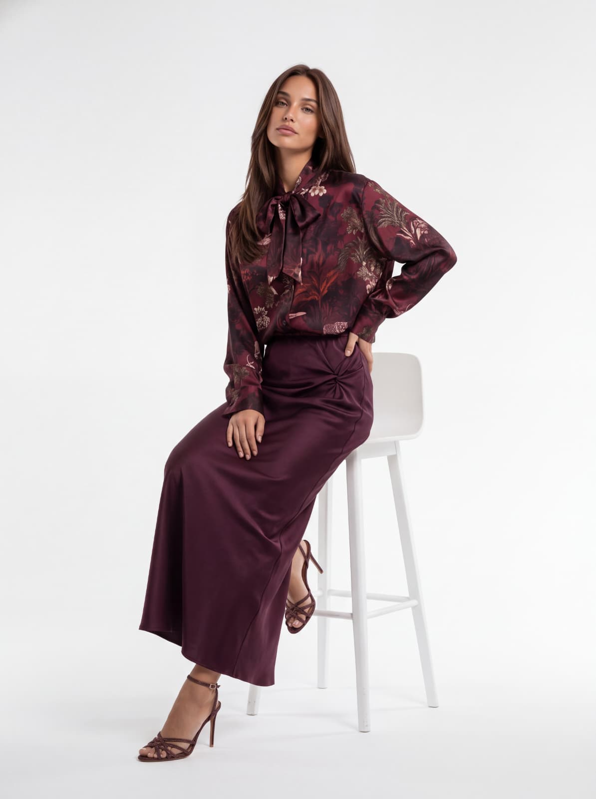 Camicia Théa – Bordeaux Camicia donna