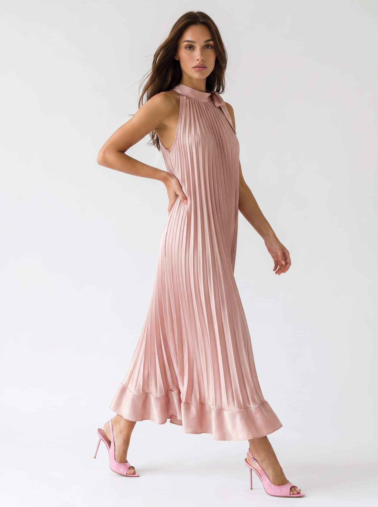 Abito Edera - Rosa cipria donna