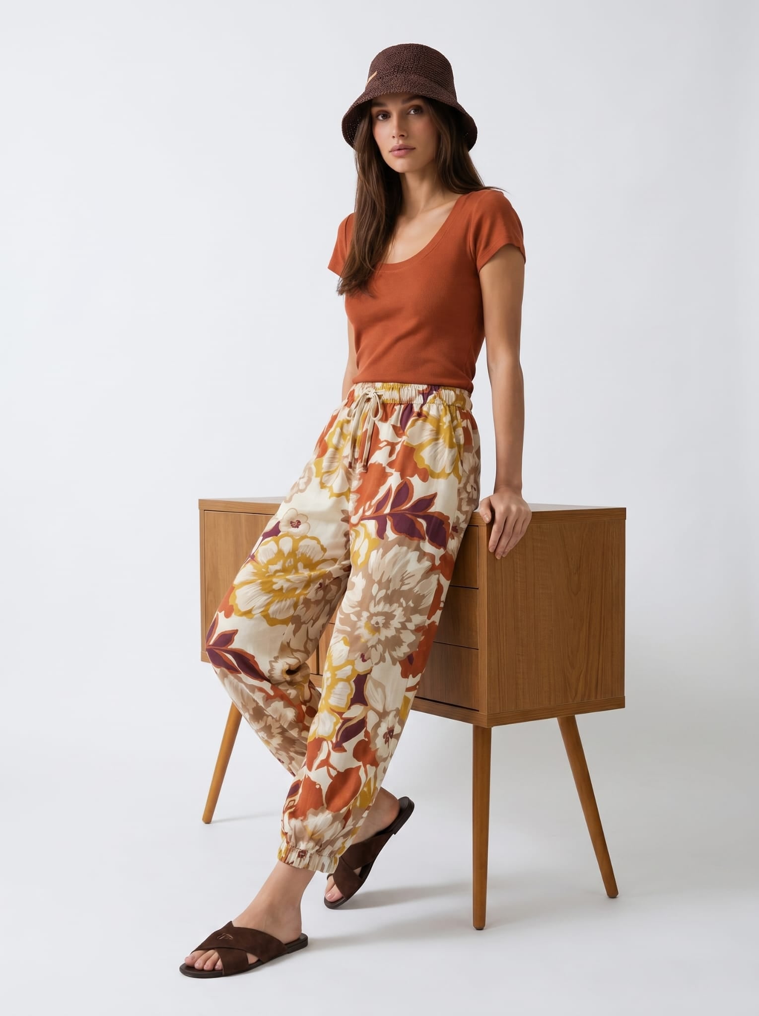 Pantalone Giada - Ruggine donna