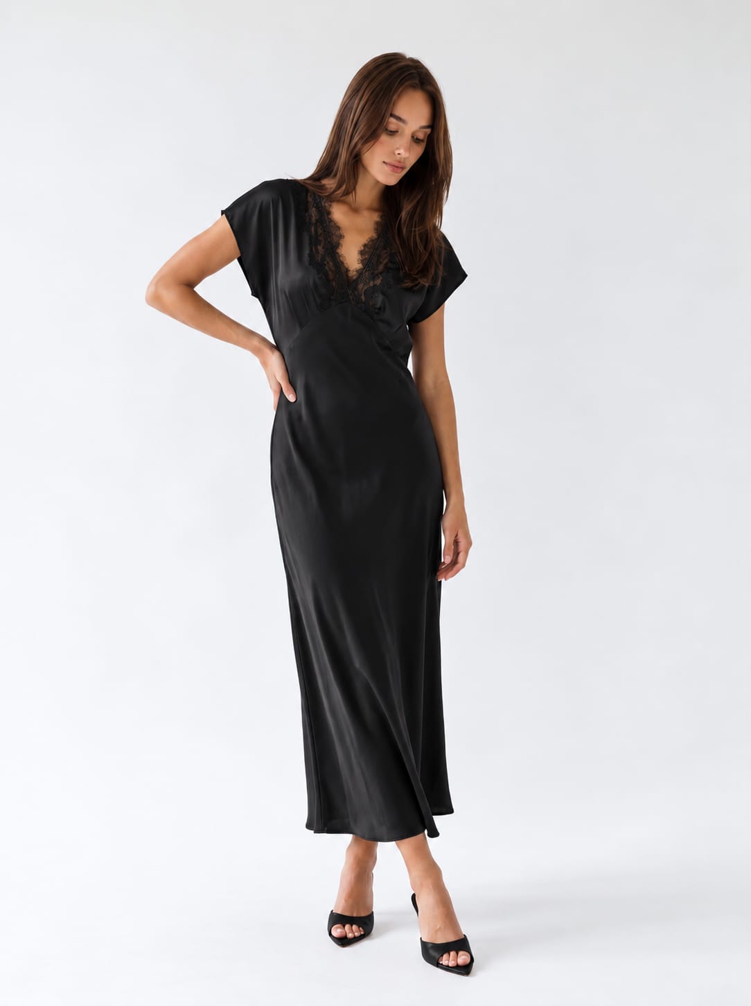 Abito Elsa - Nero Abito donna