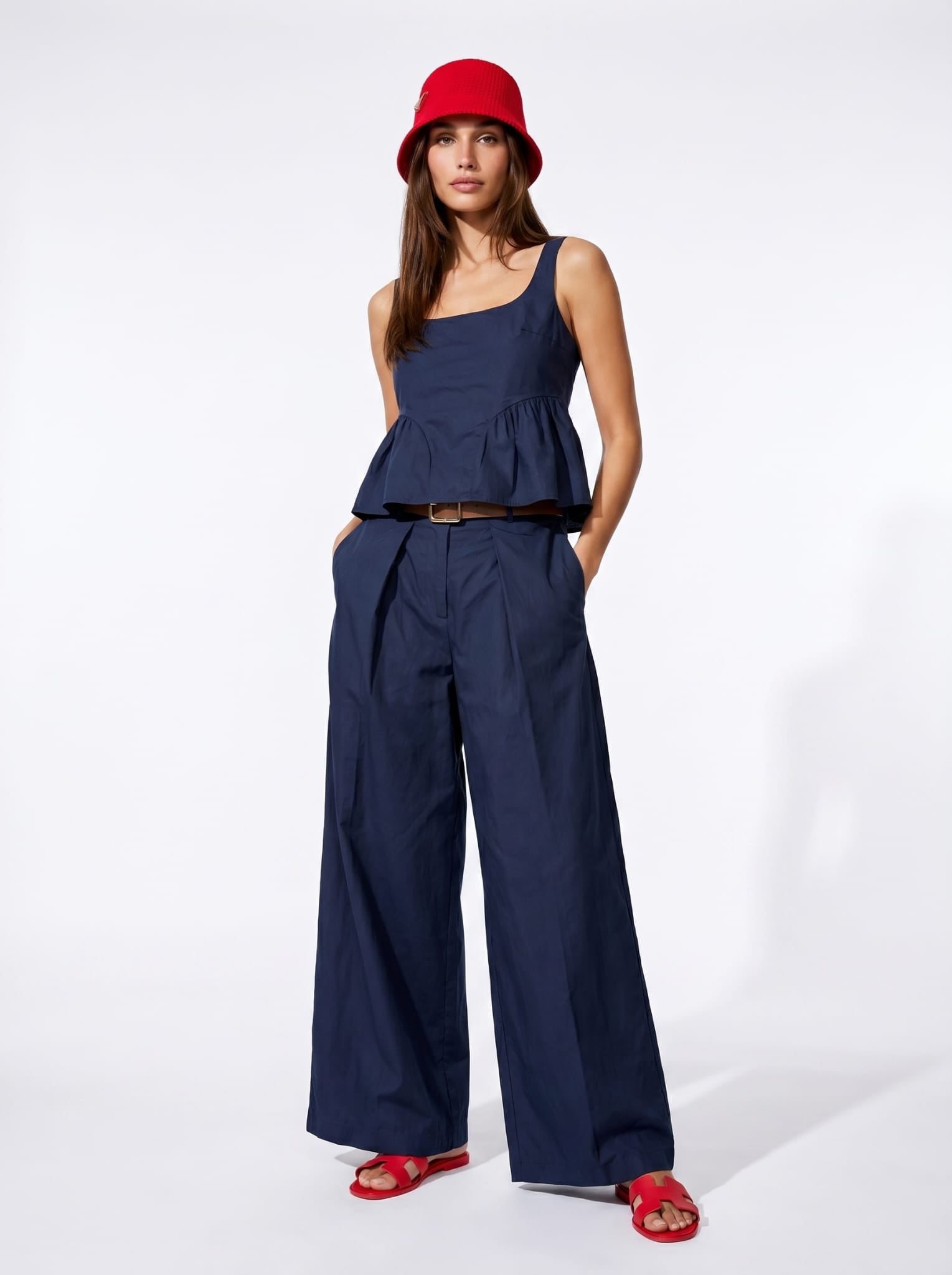 Pantalone Selene - Blu donna