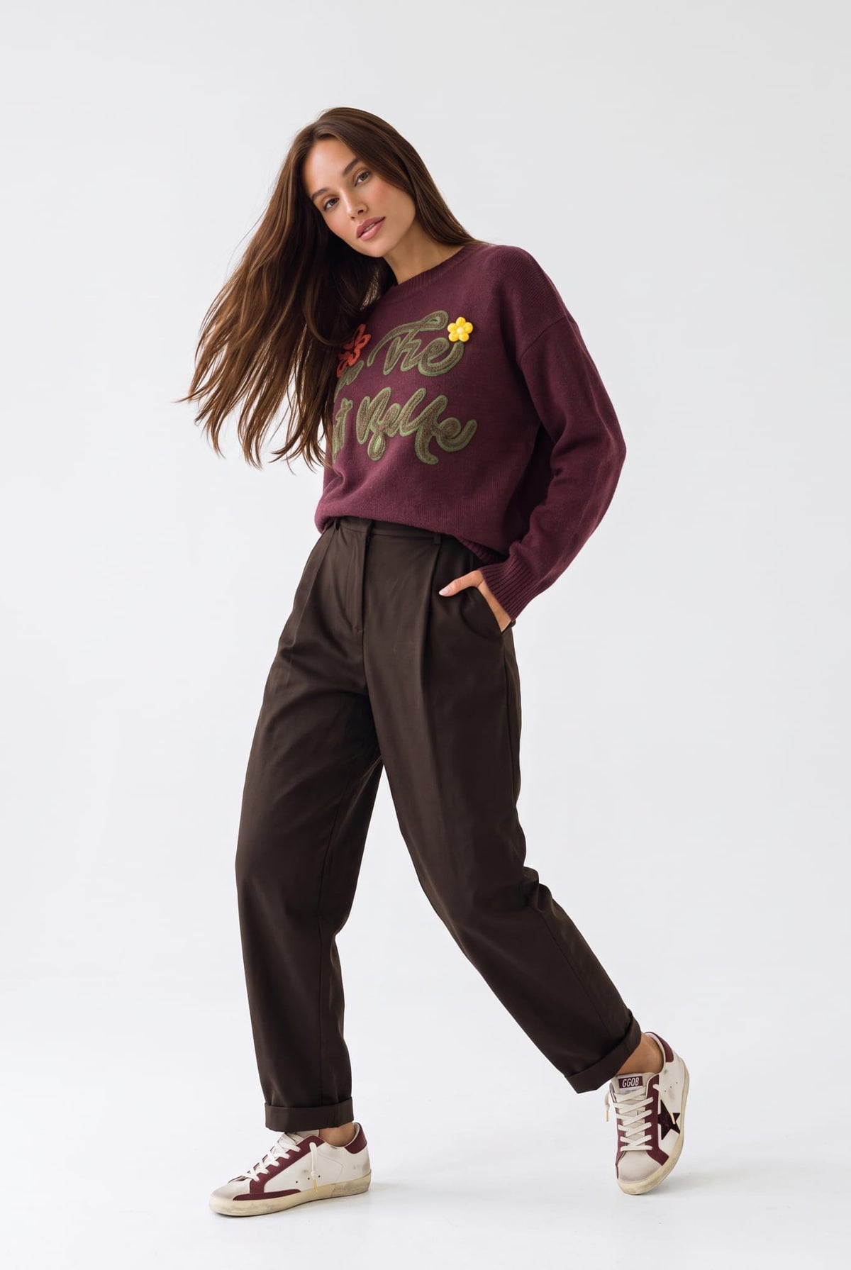 Pullover La Vie - Bordeaux Maglia donna