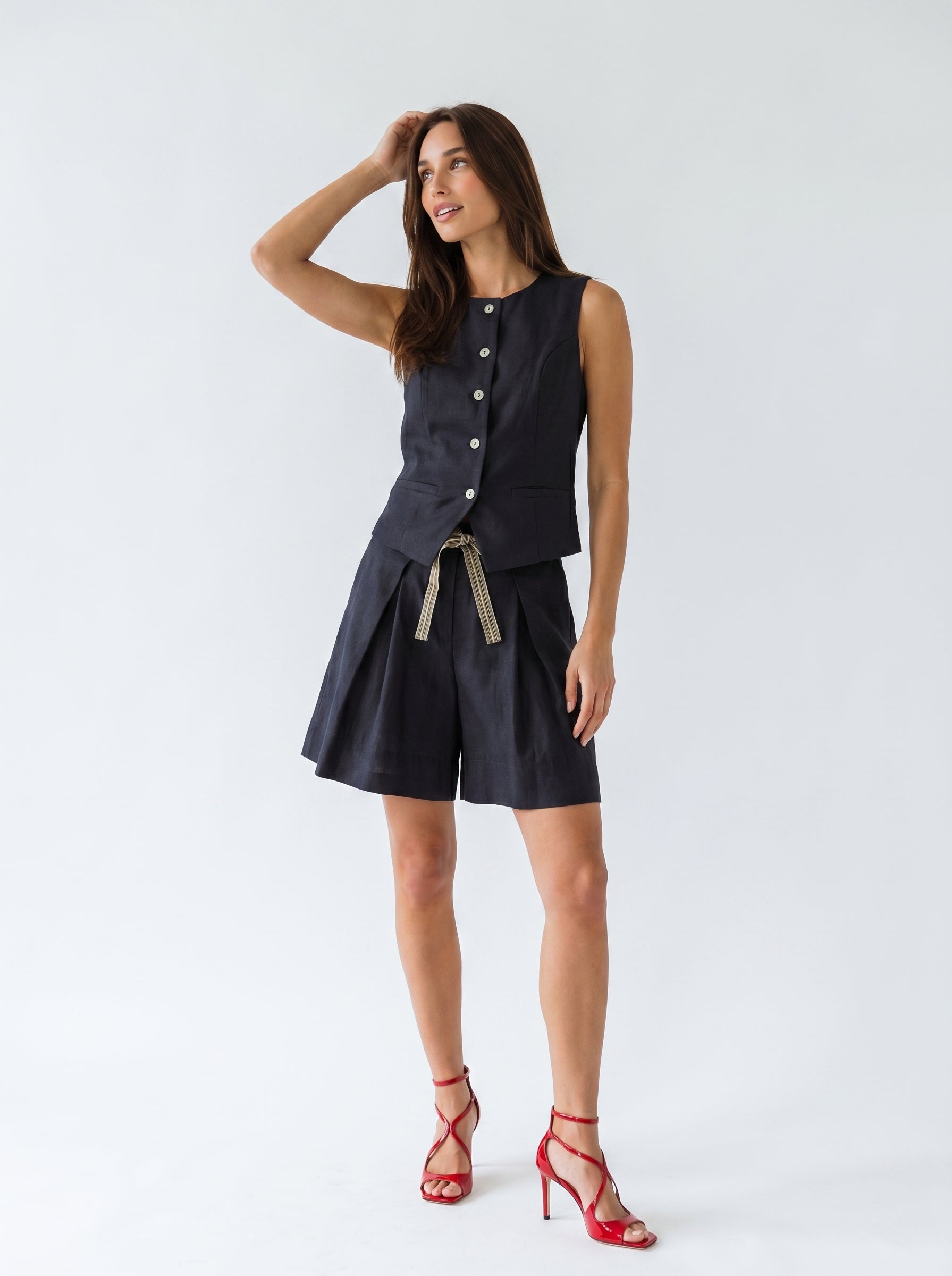 Giacca Smanicata Orlando - Blu navy donna