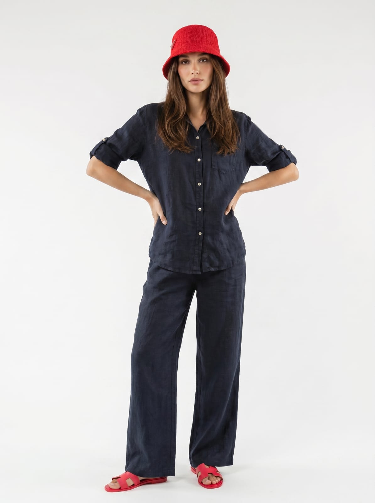 Coordinato Malaga - Blu donna