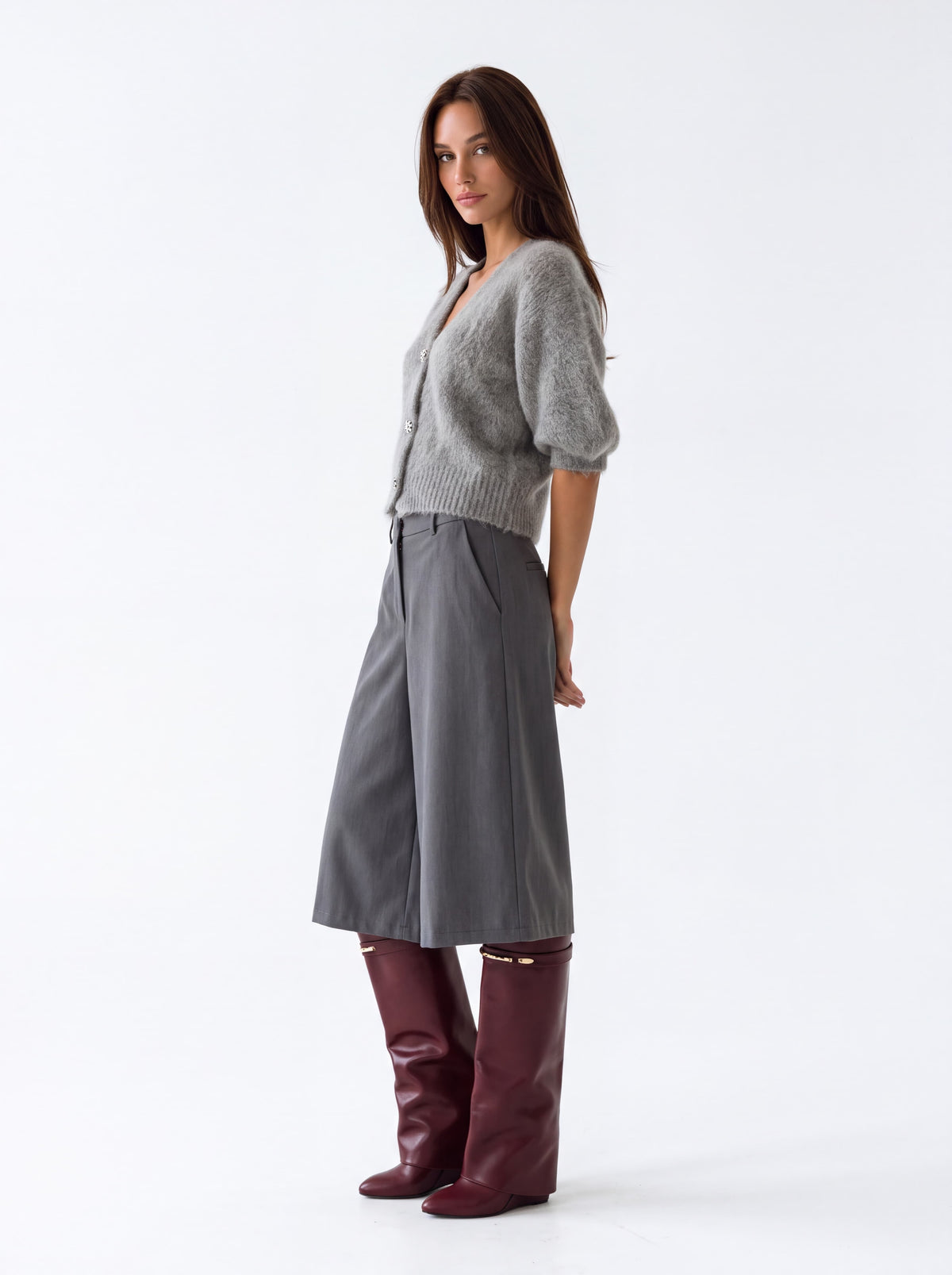 Bermuda Céleste – Grigio Pantalone donna
