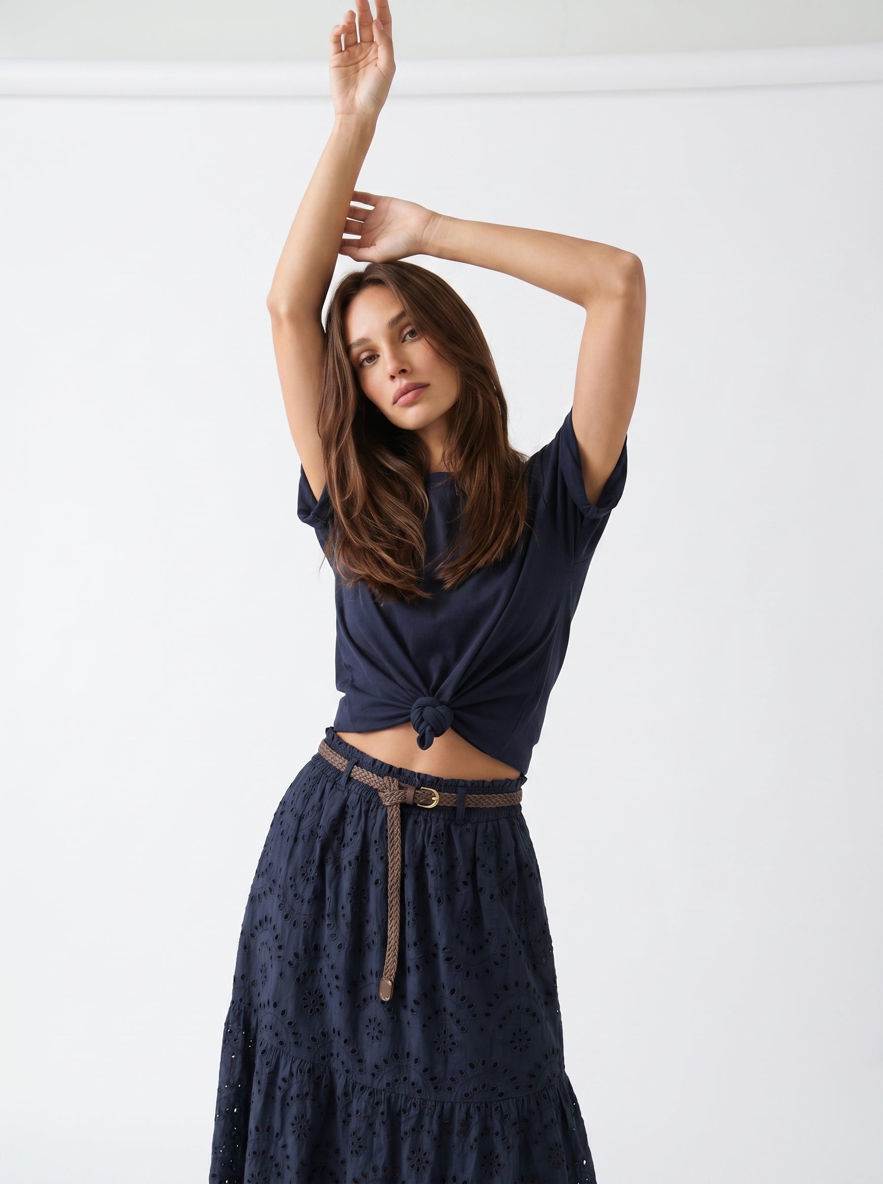 T-Shirt Clotilde - Blu donna