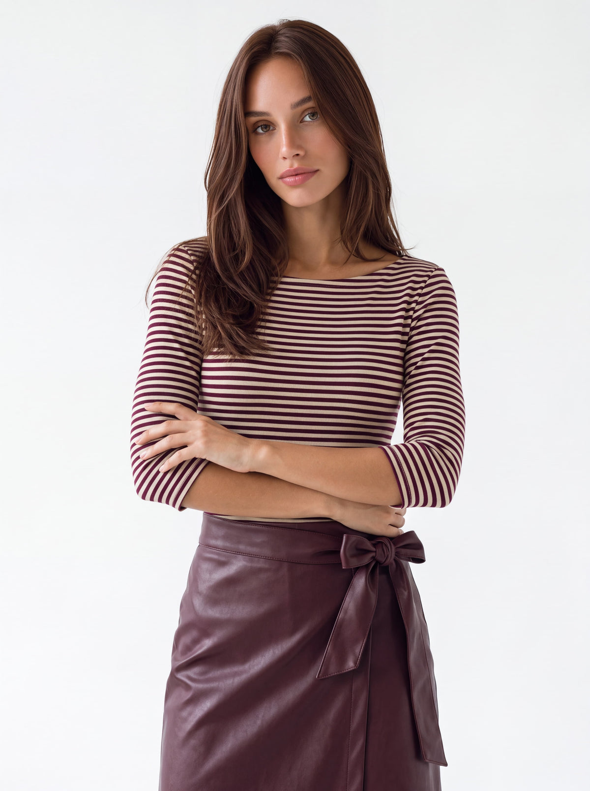 T-Shirt Maëlle – Bordeaux T-Shirt donna