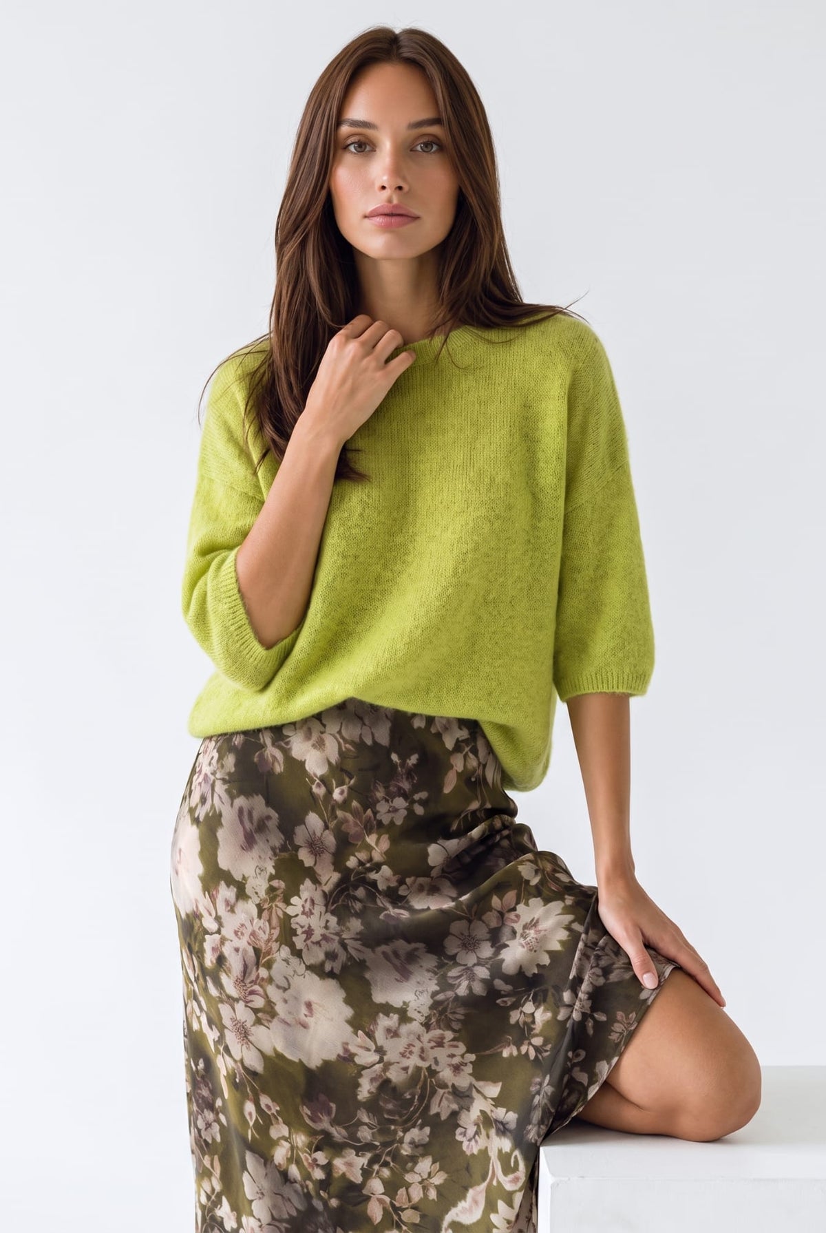 Pullover Amandine – Verde Lime Maglia donna