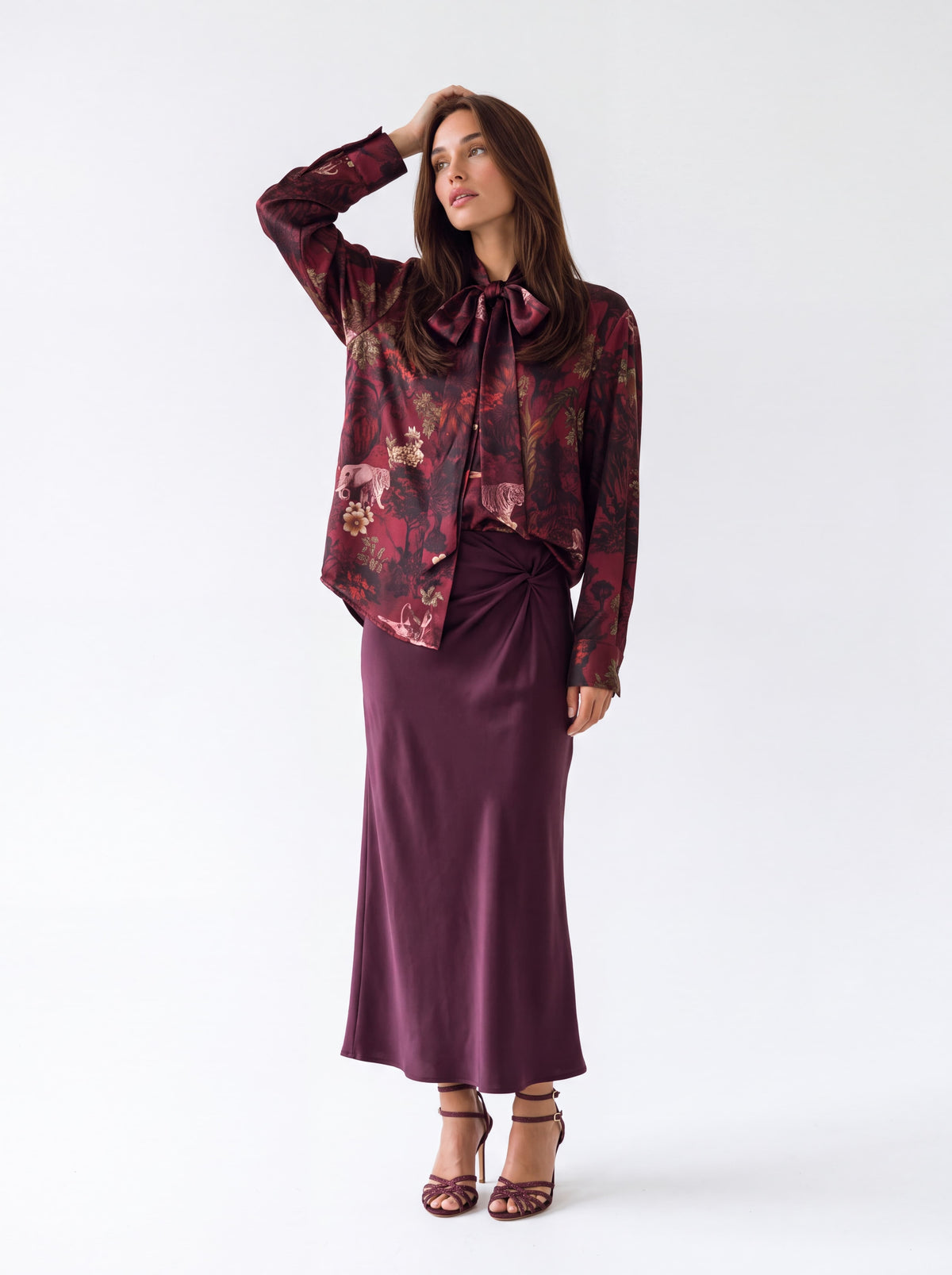 Camicia Théa – Bordeaux Camicia donna
