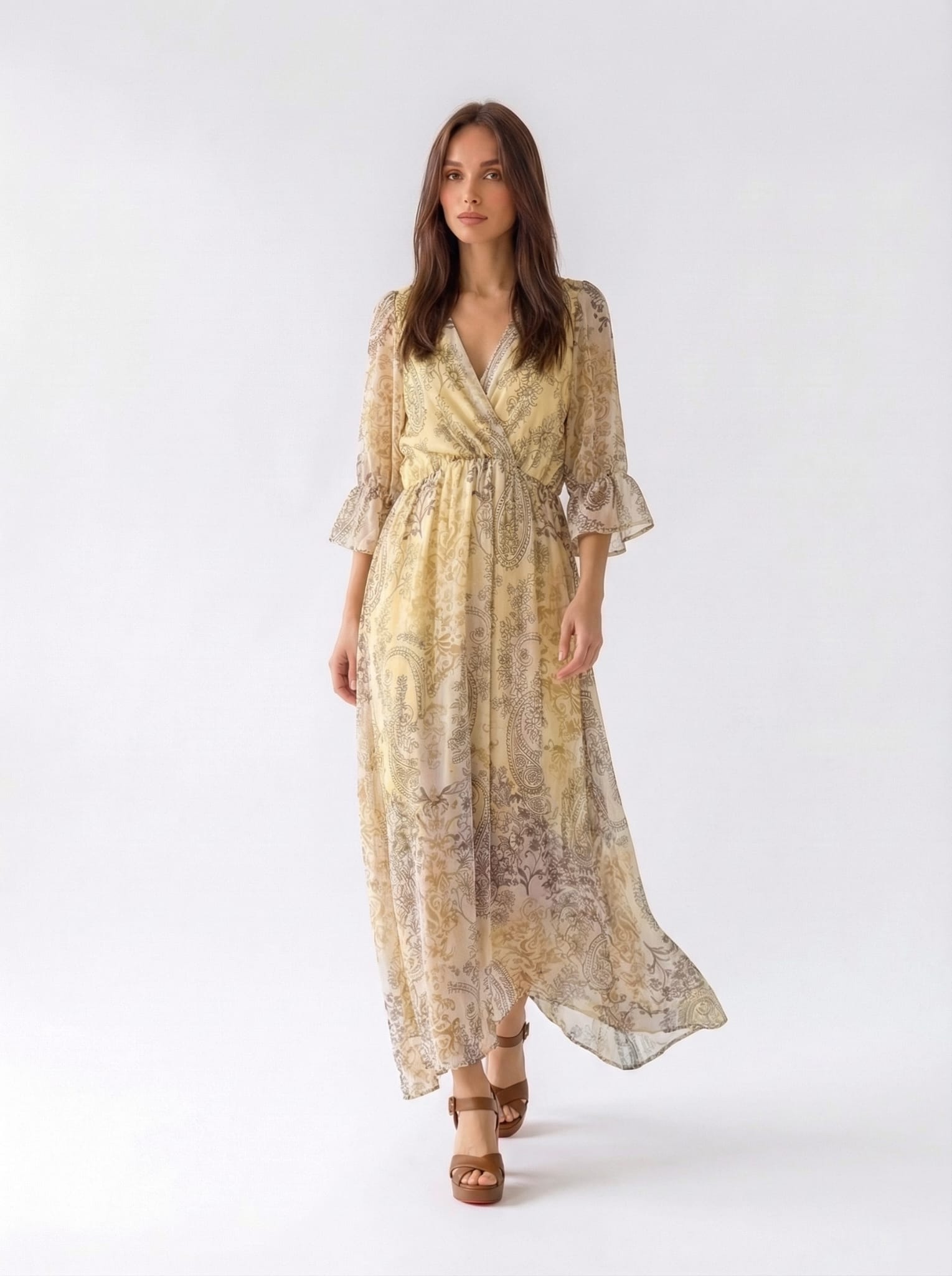 Abito Daria - Giallo fantasia donna