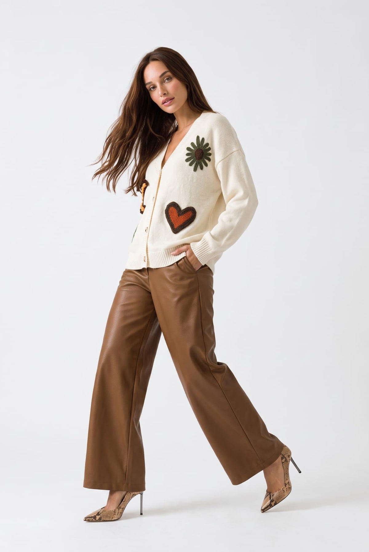 Cardigan Olympe - Panna Cardigan donna